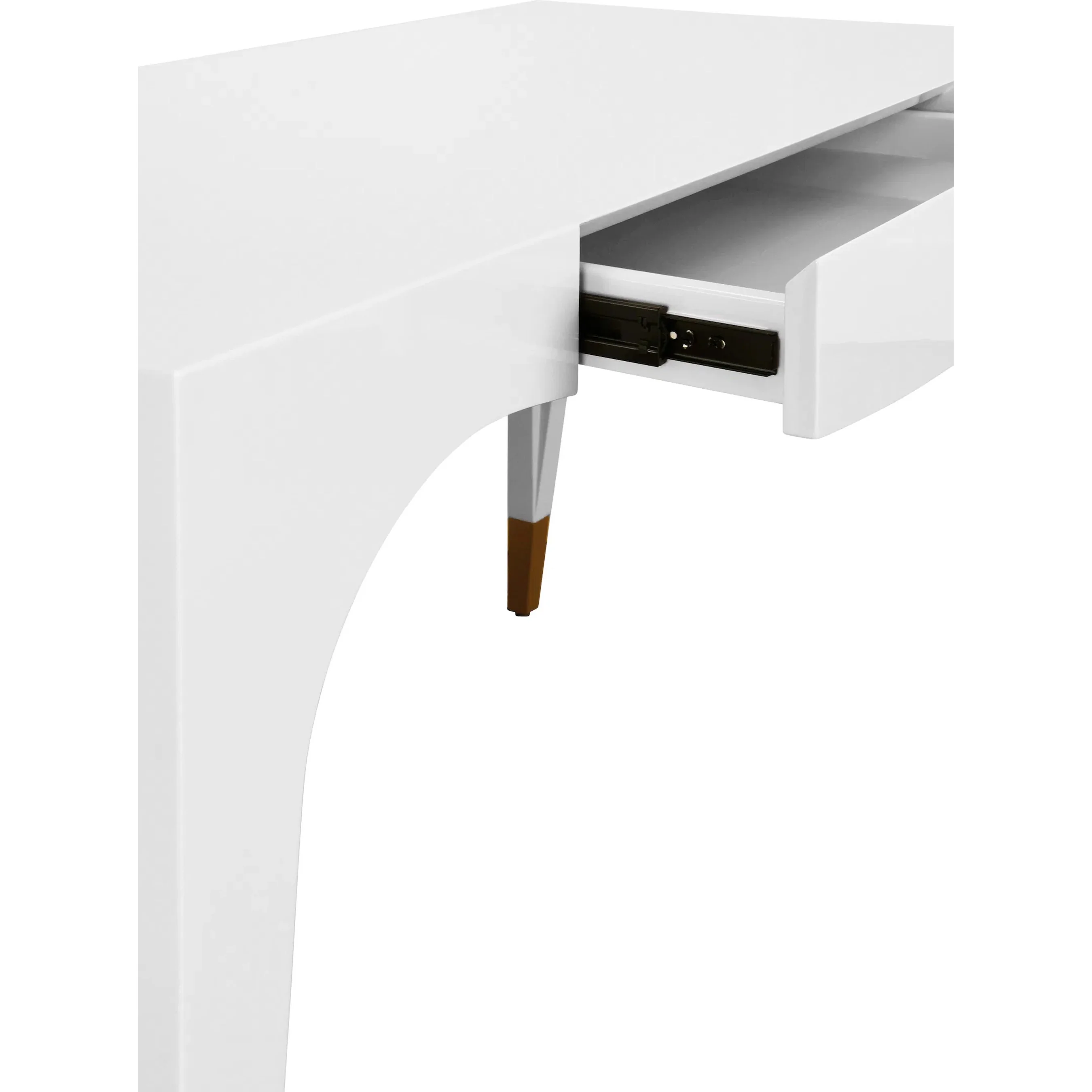 Mandi Tapered Leg, One Drawer Desk - Image 18