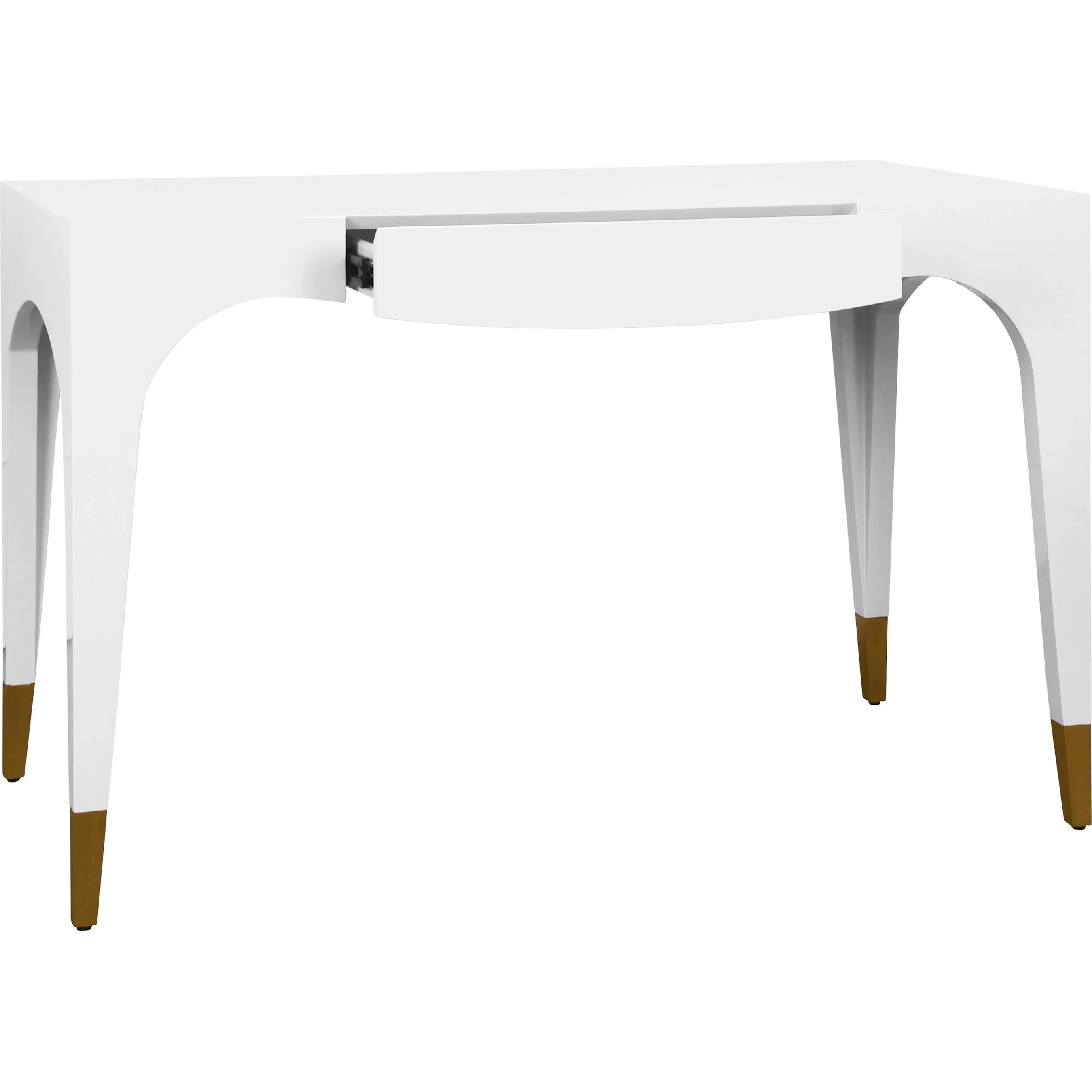 Mandi Tapered Leg, One Drawer Desk - Image 8