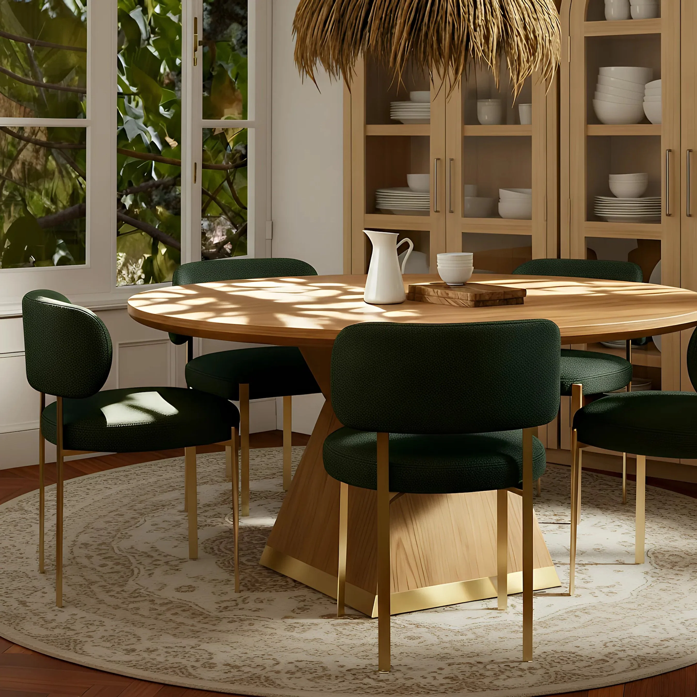 Margaret Performance Chenille Dining Chair - Image 4