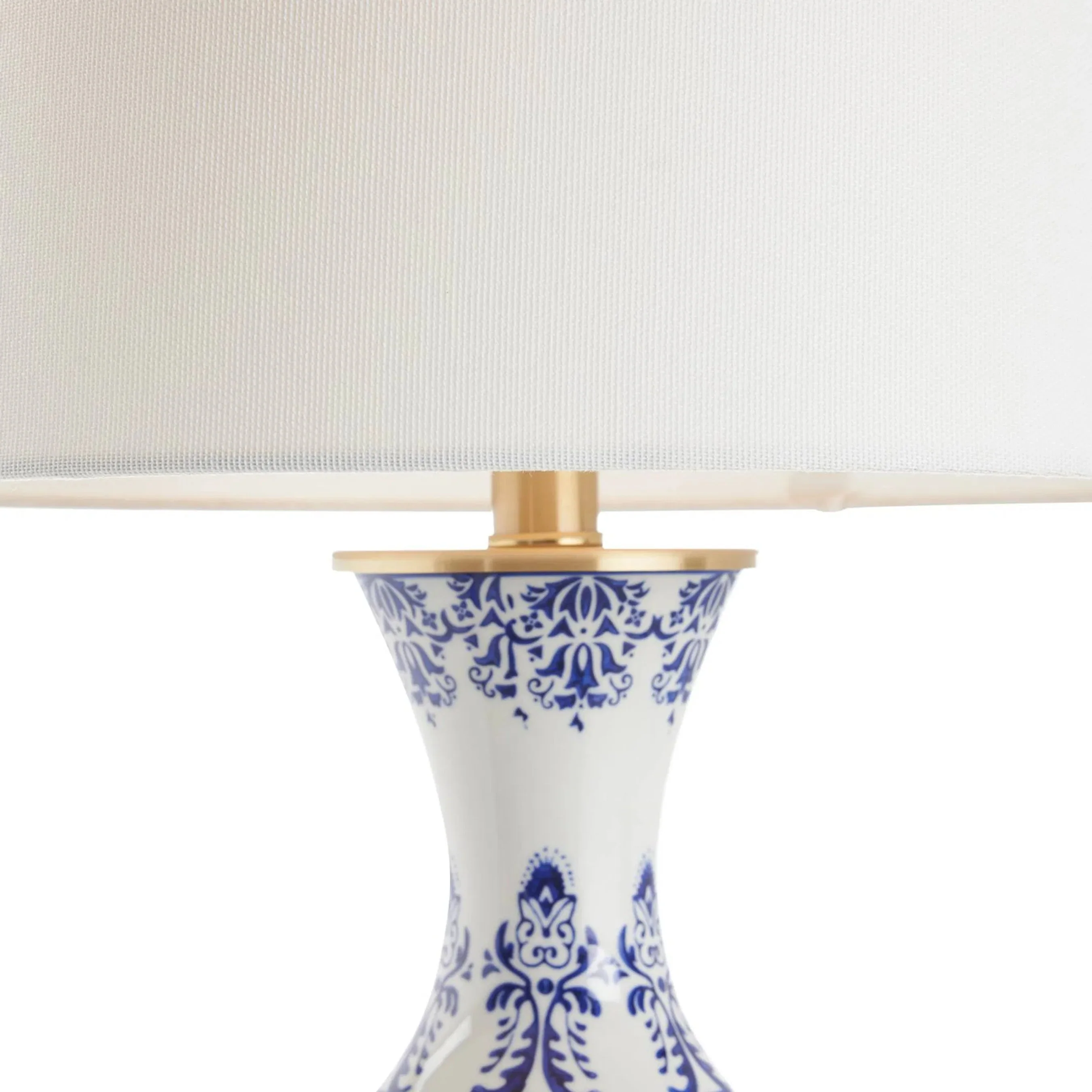 Marguerite Blue and White Lamp - Image 3