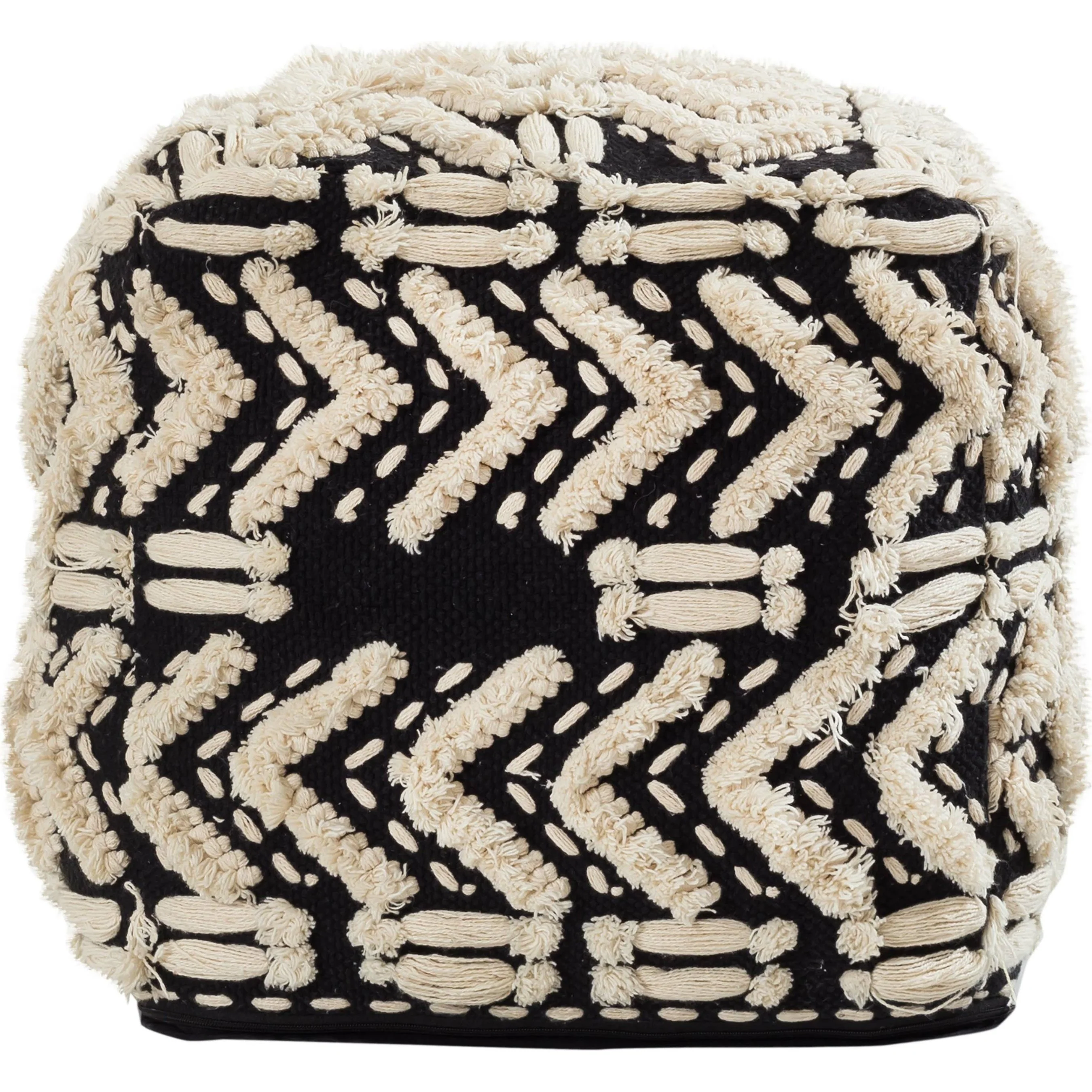 Mariel Cotton Pouf - Image 2