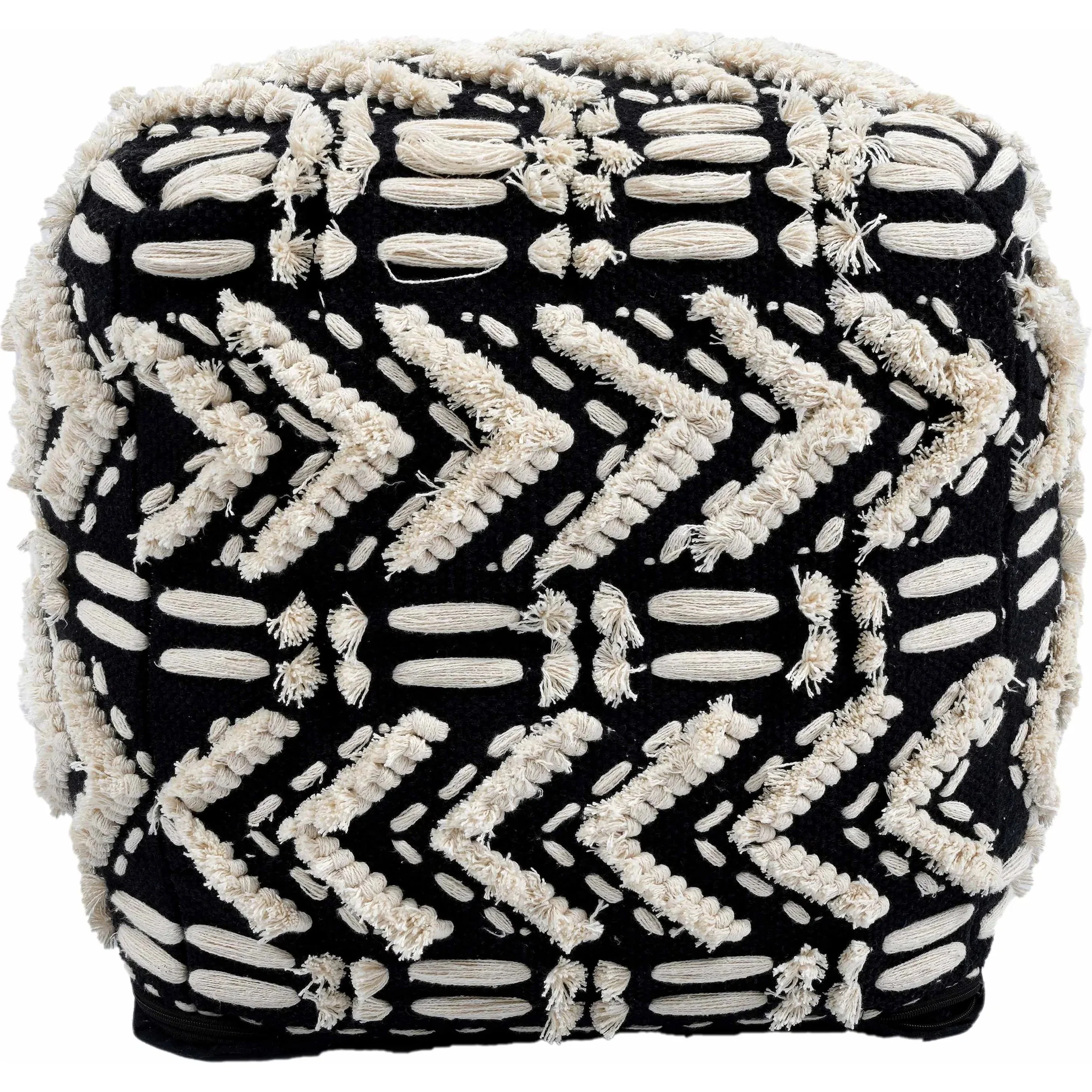 Mariel Cotton Pouf - Image 3