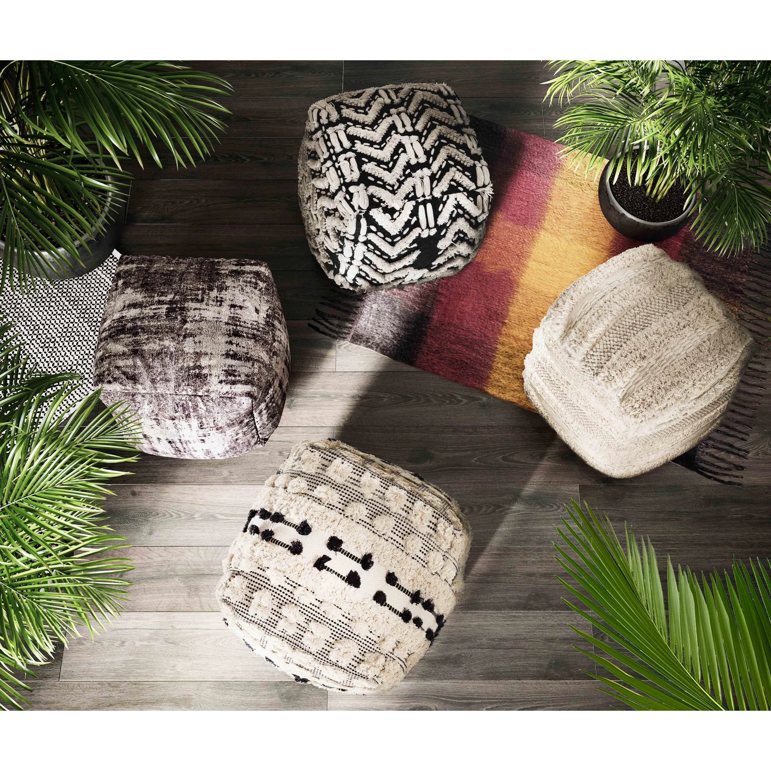 Mariel Cotton Pouf - Image 7