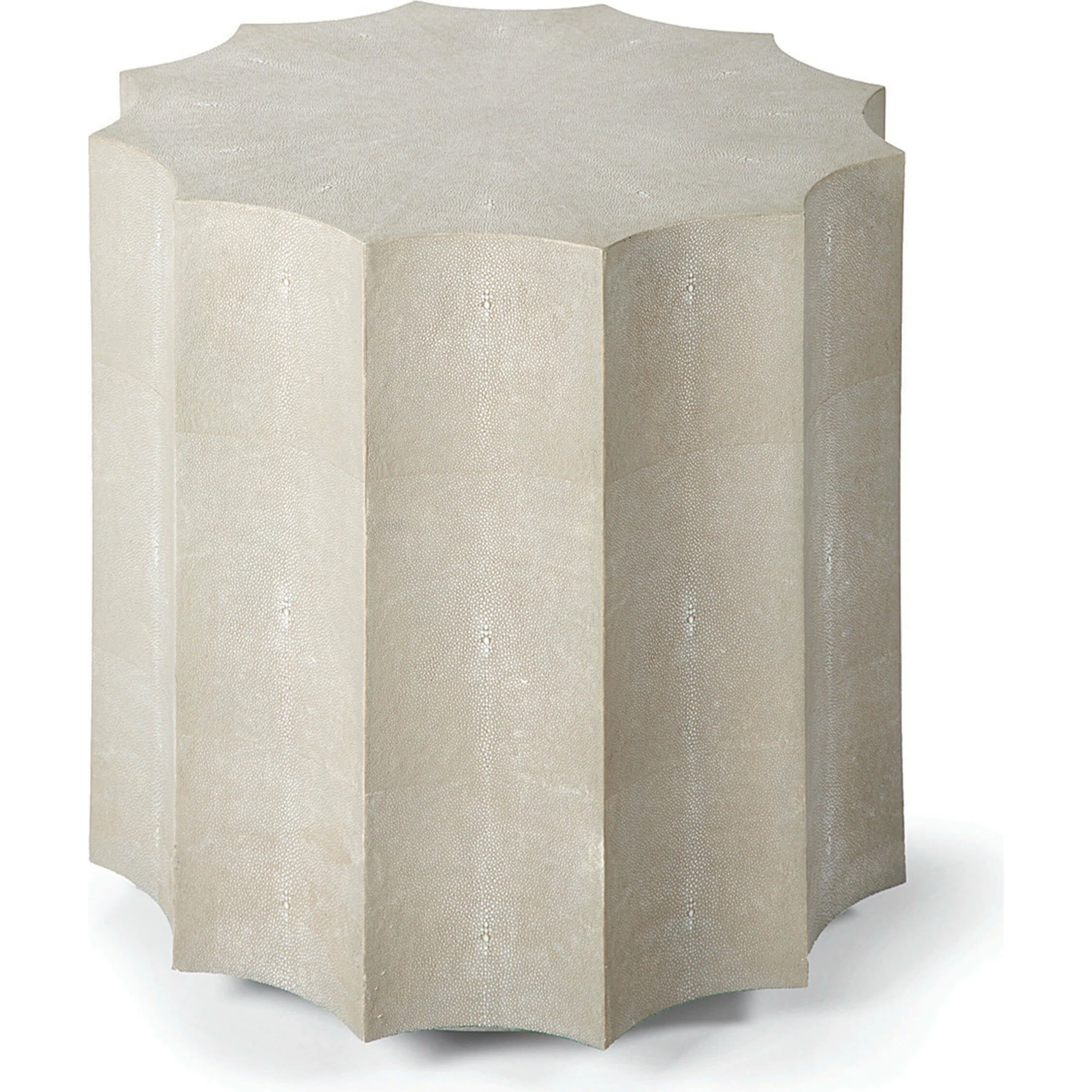 Marilyn Shagreen Scalloped Table - Image 2
