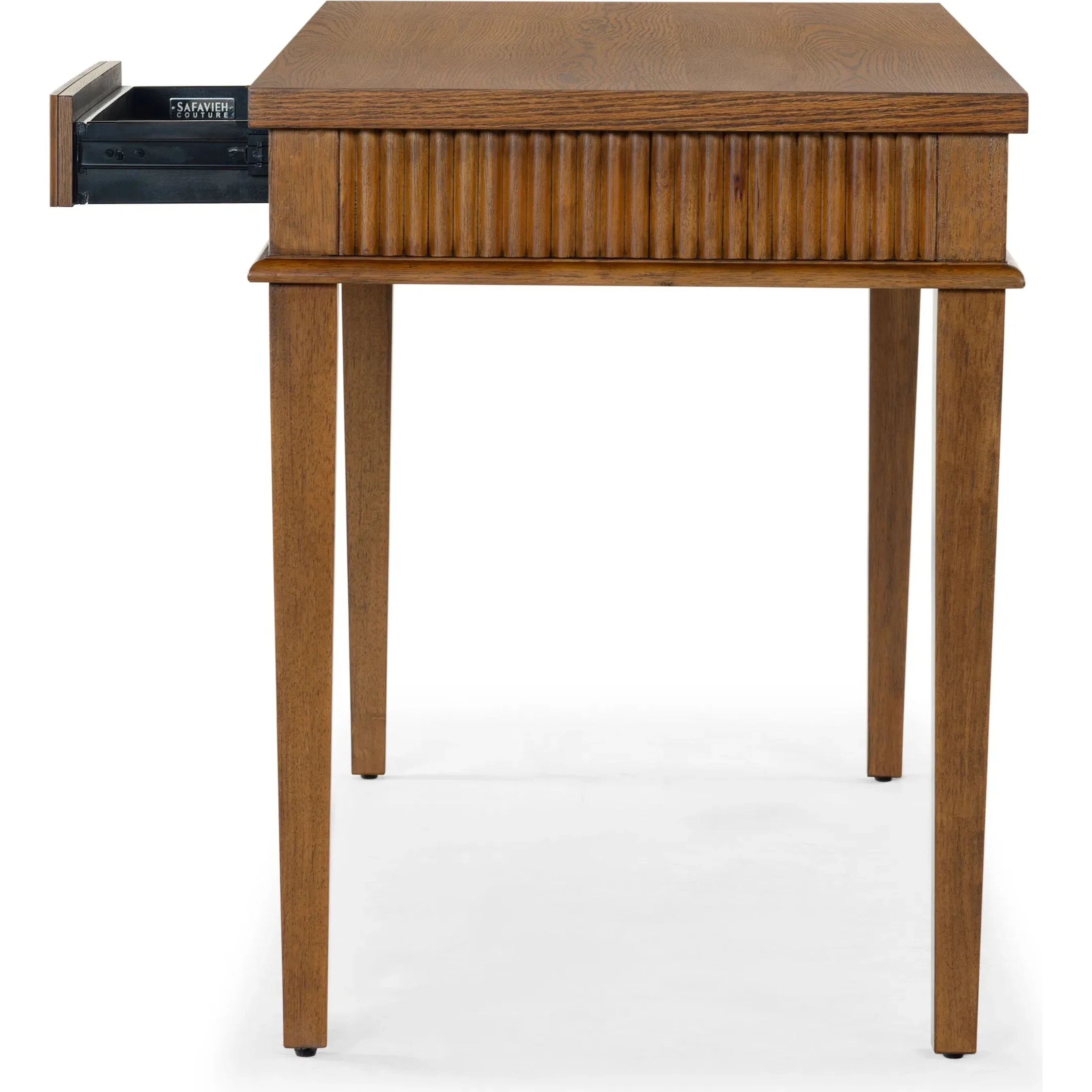 Marion 1 Drawer Reeded Desk - Image 4