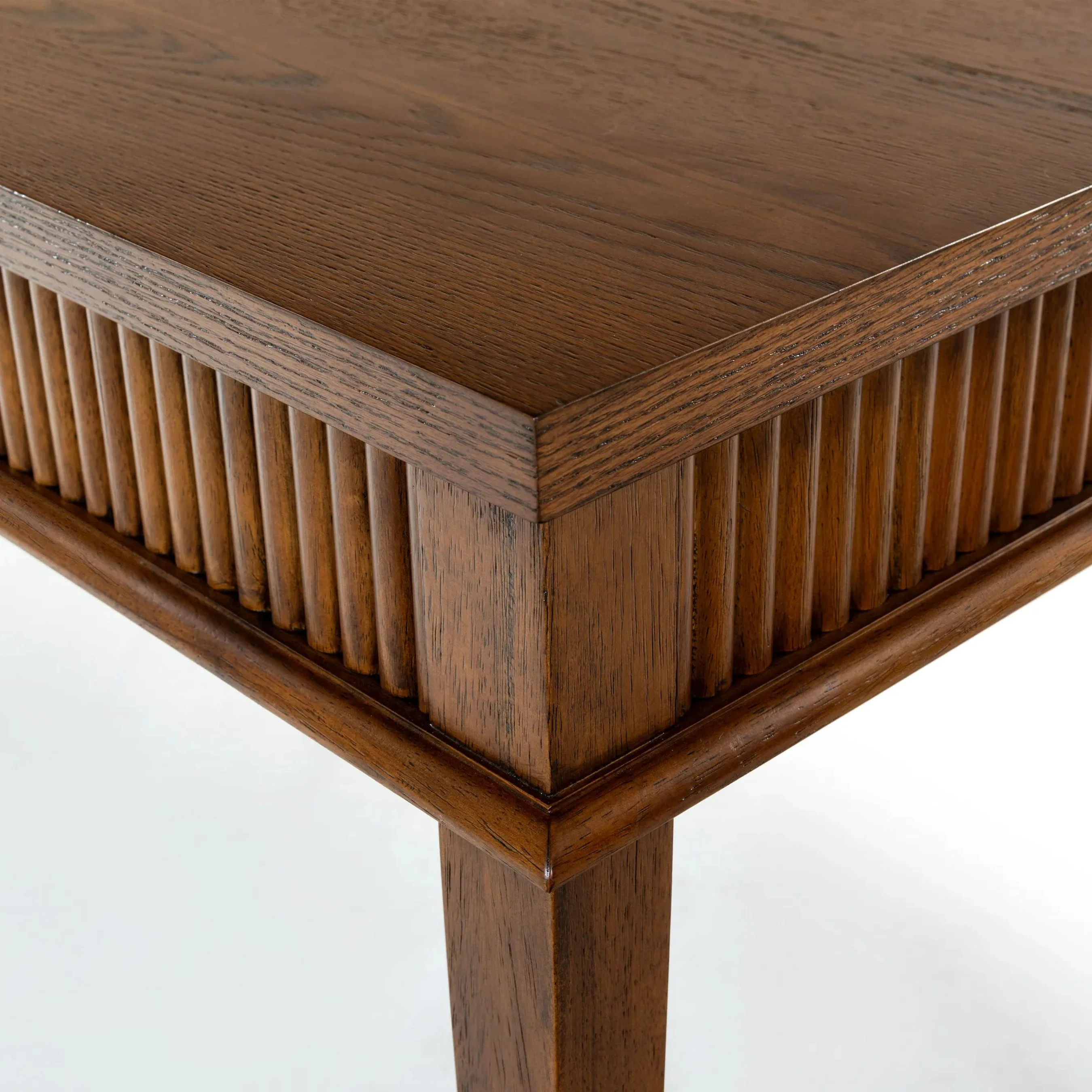 Marion 1 Drawer Reeded Desk - Image 8