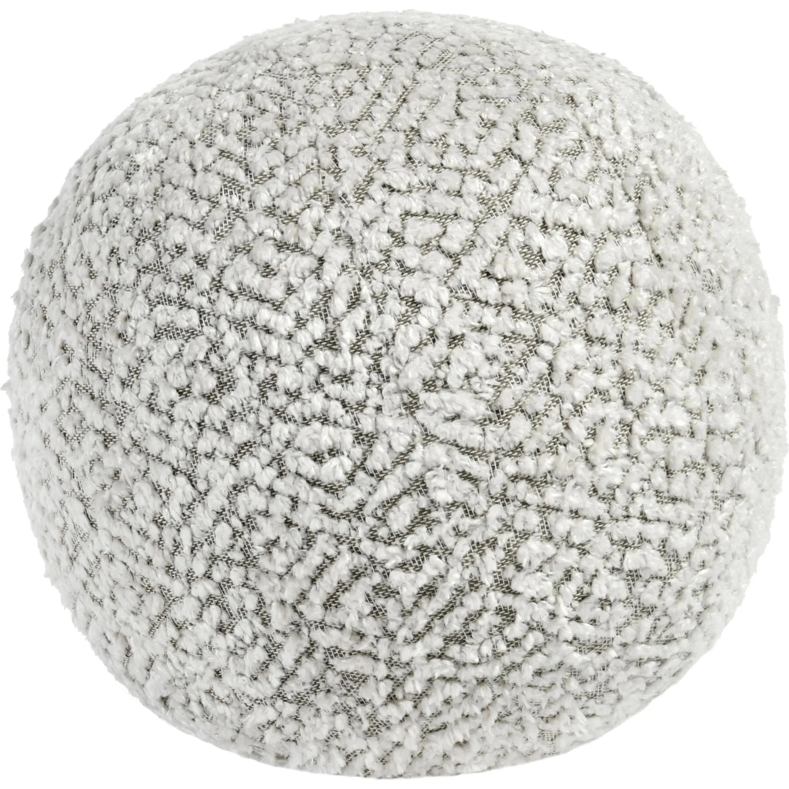 Maris Round Belgian Linen Throw Pillow