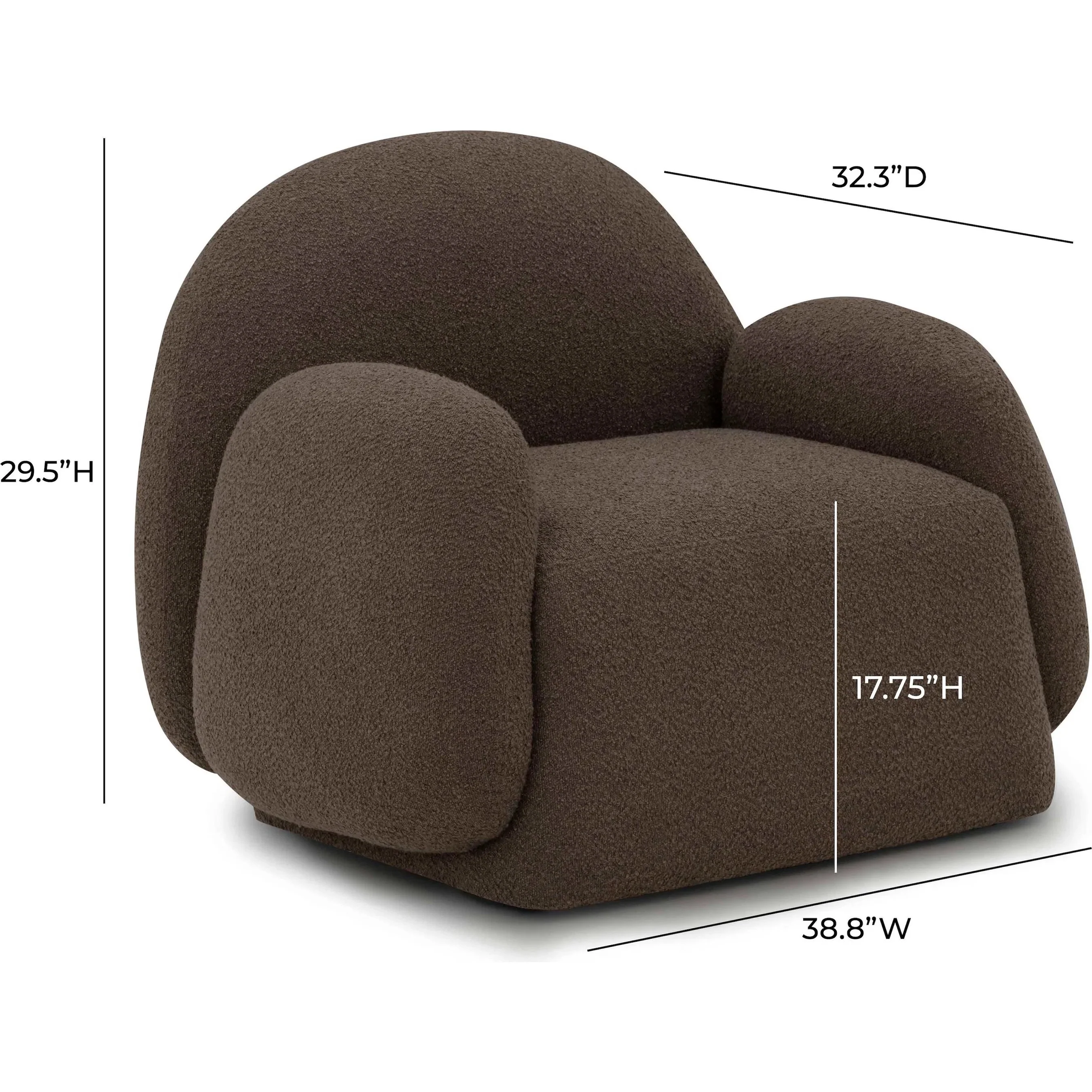 Marius Boucle Accent Chair - Image 4