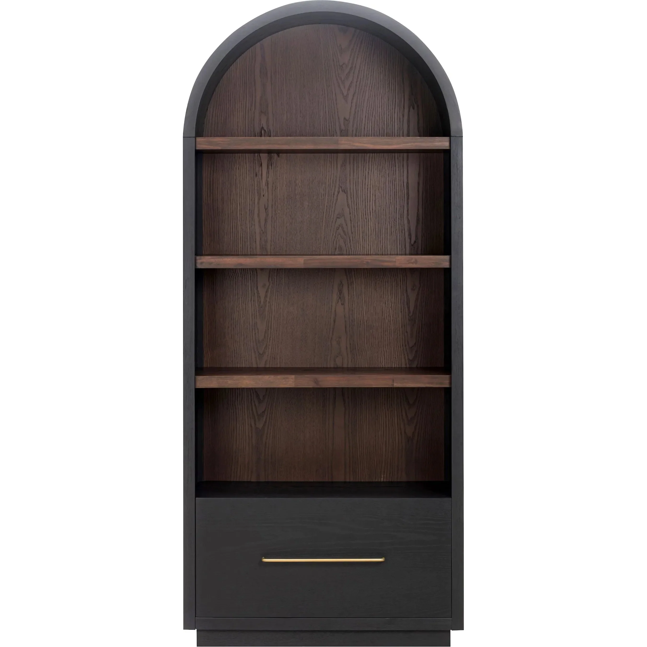 Marlow Wood Bookcase With File Drawer - Image 4