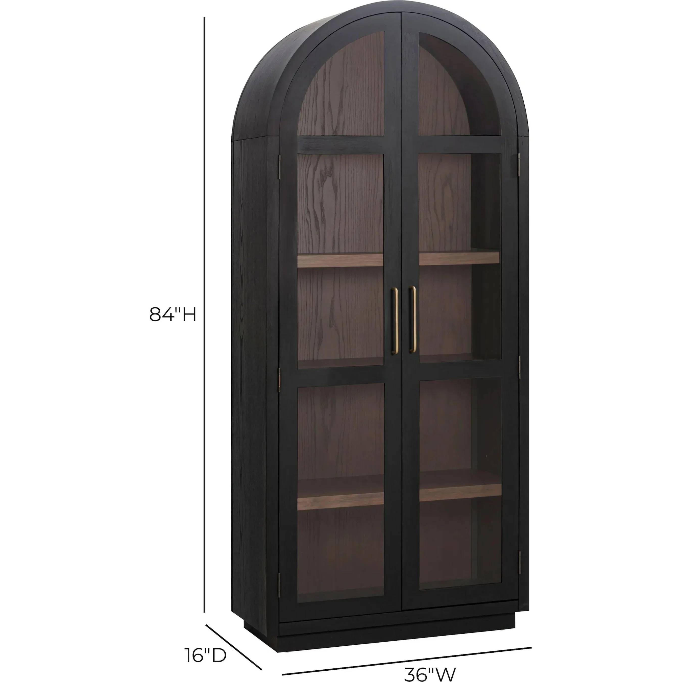 Marlow Wood Display Cabinet - Image 16