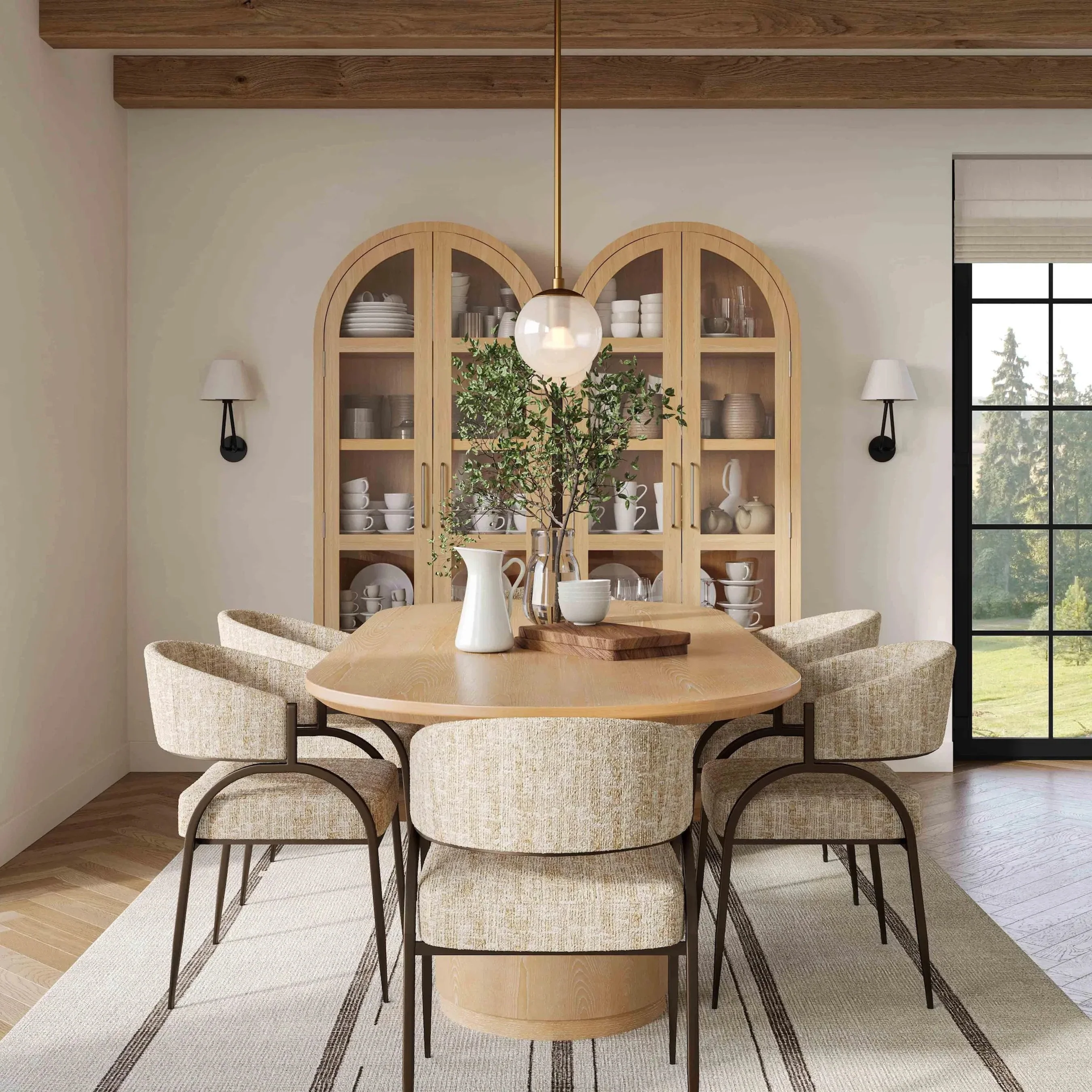 Marlow Wood Display Cabinet - Image 9