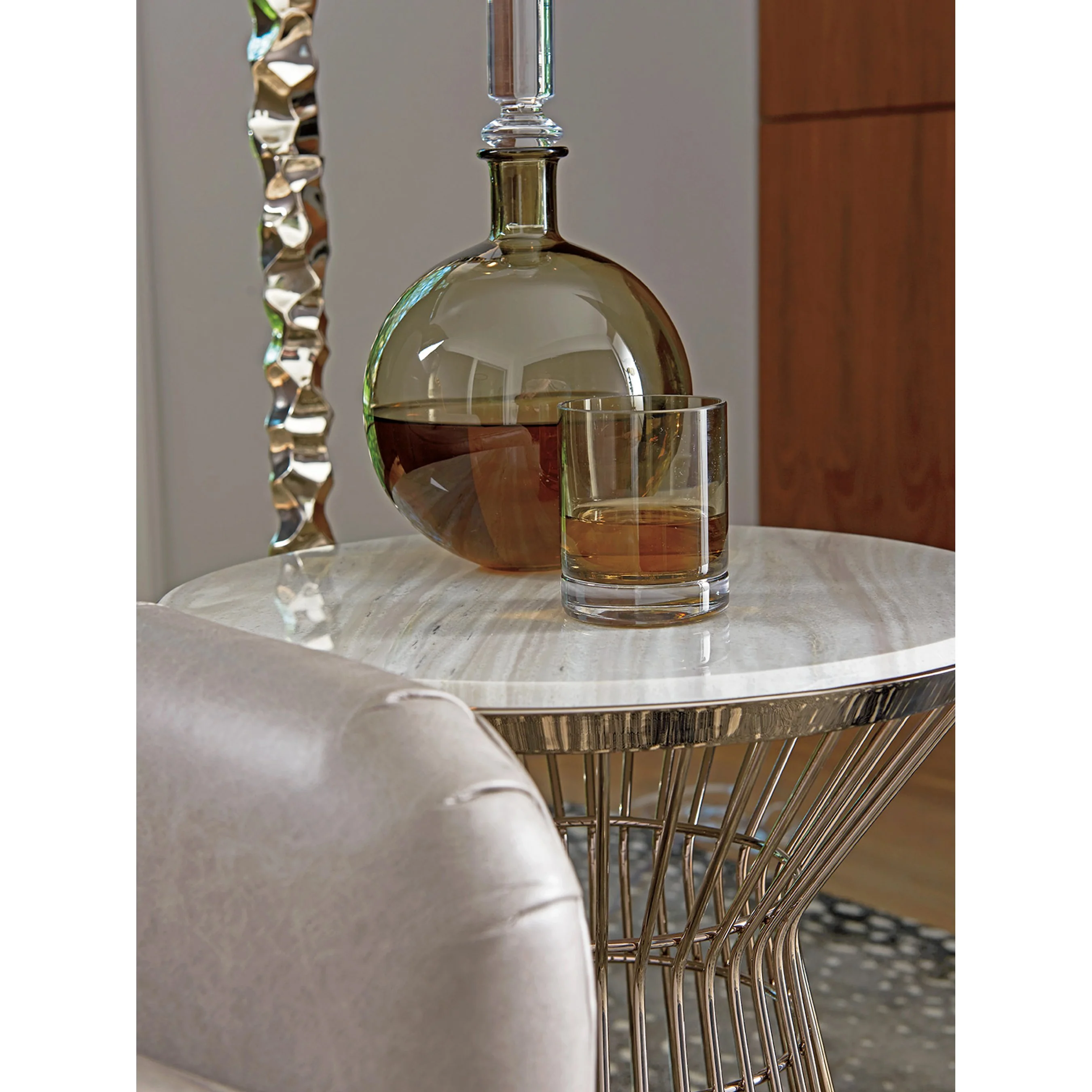Martini Stainless Accent Table - Image 7