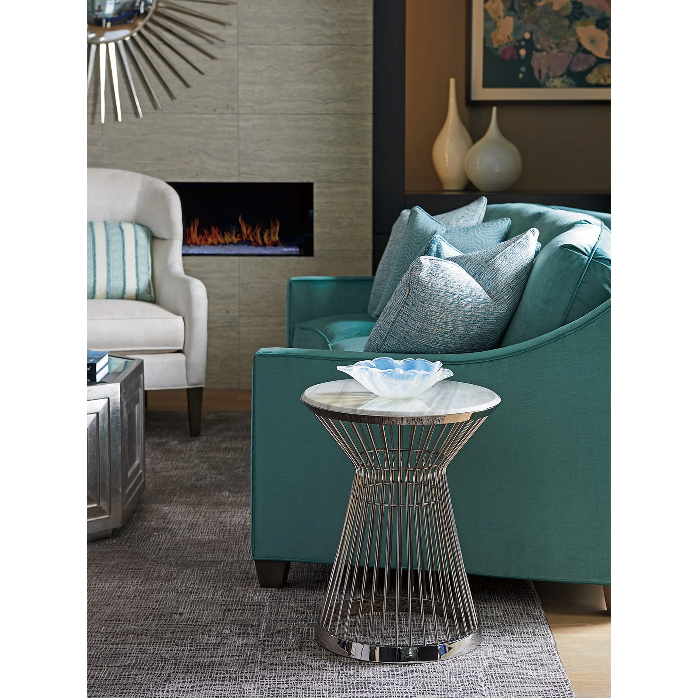 Martini Stainless Accent Table - Image 8