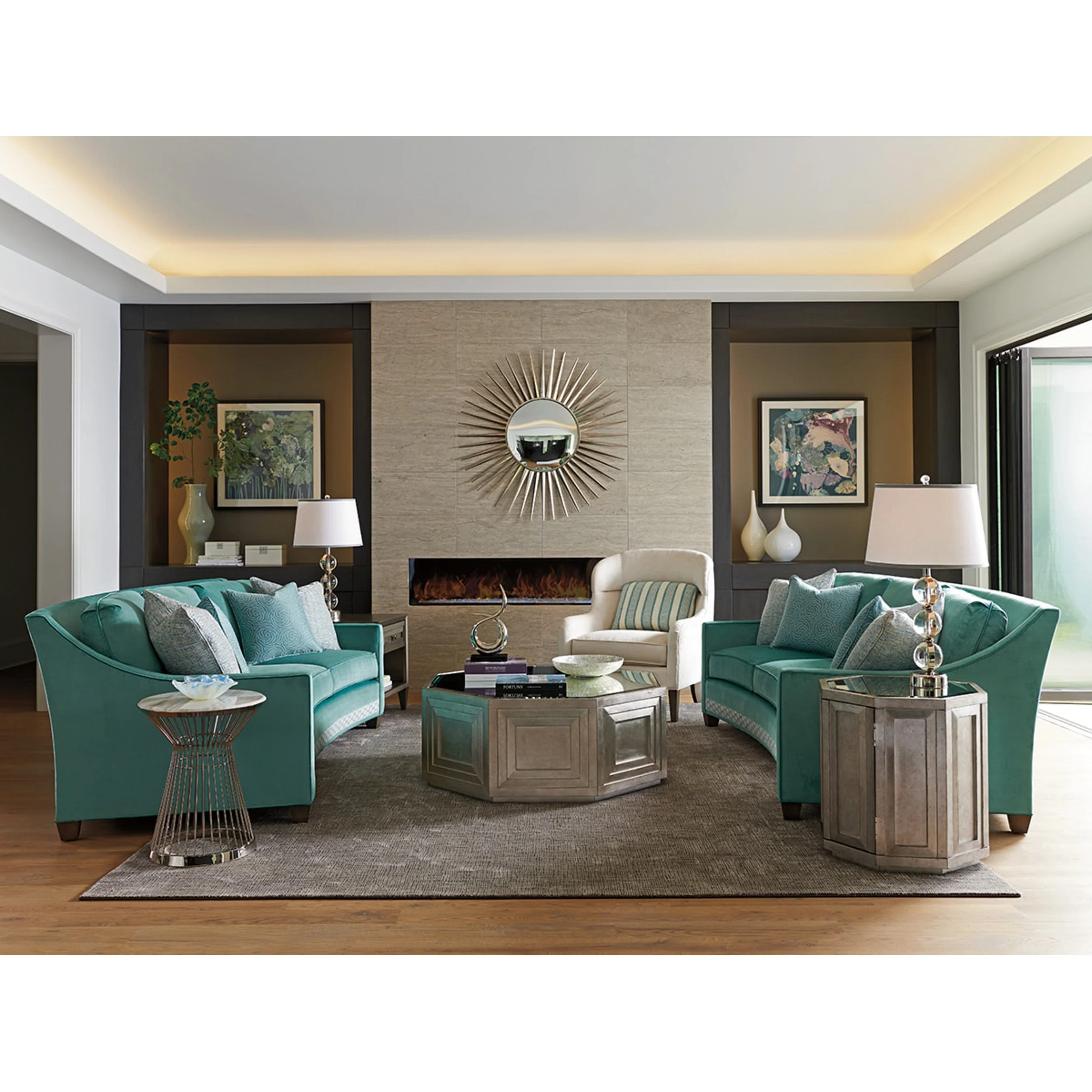 Martini Stainless Accent Table - Image 9