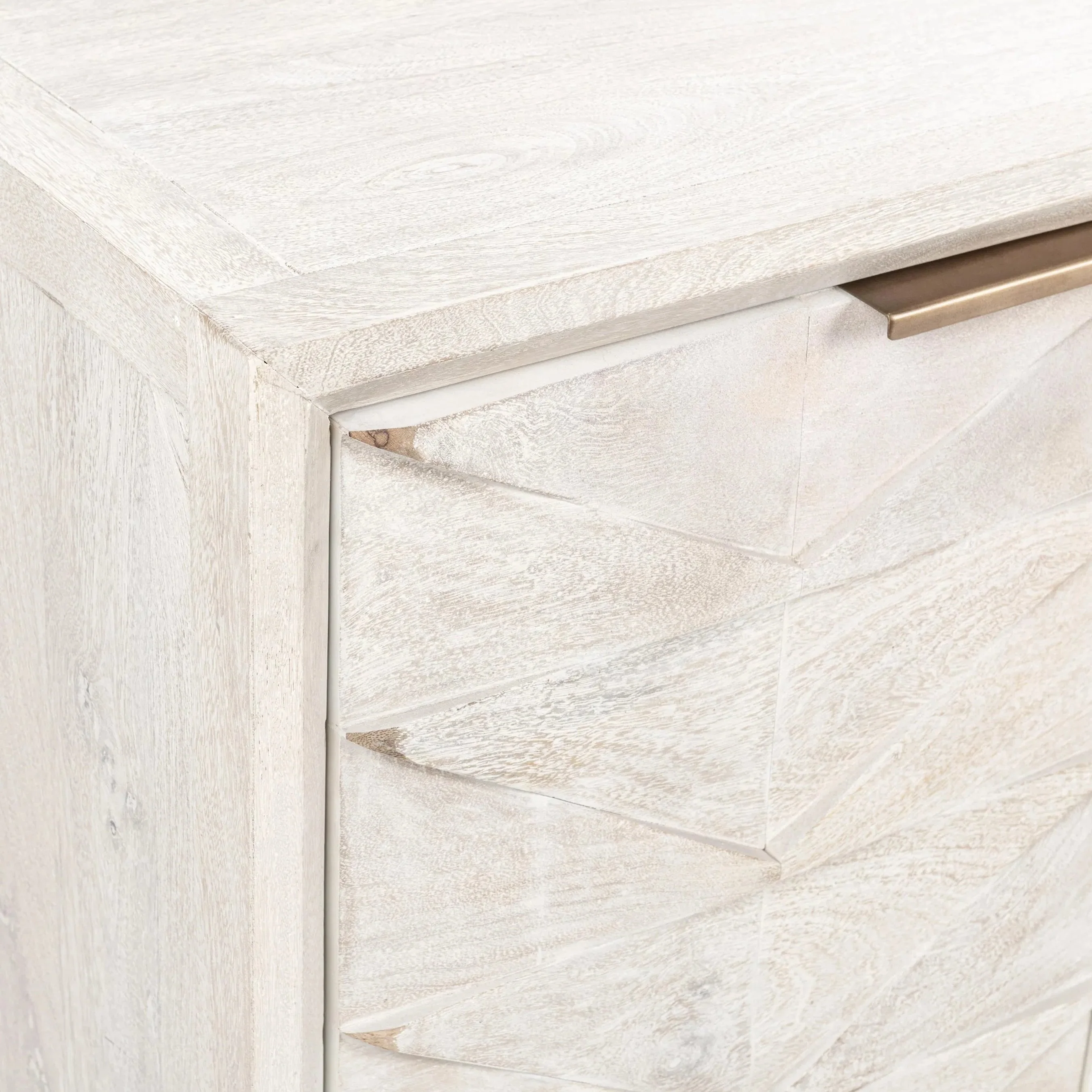 Marvin 4-Door Mango Wood Sideboard Buffet - Image 6