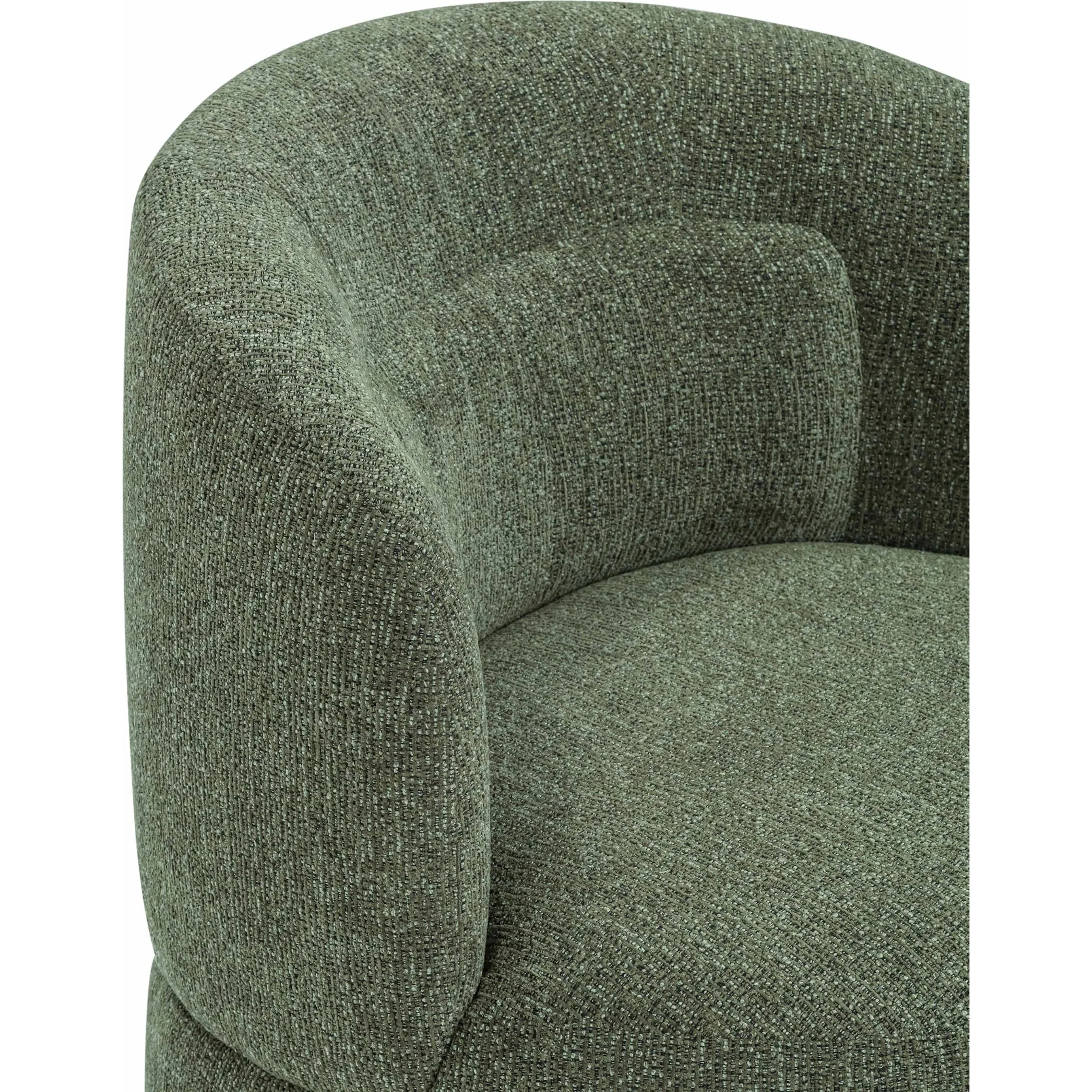 Massa Textured Performance Fabric Swivel Accent Chair - Image 13