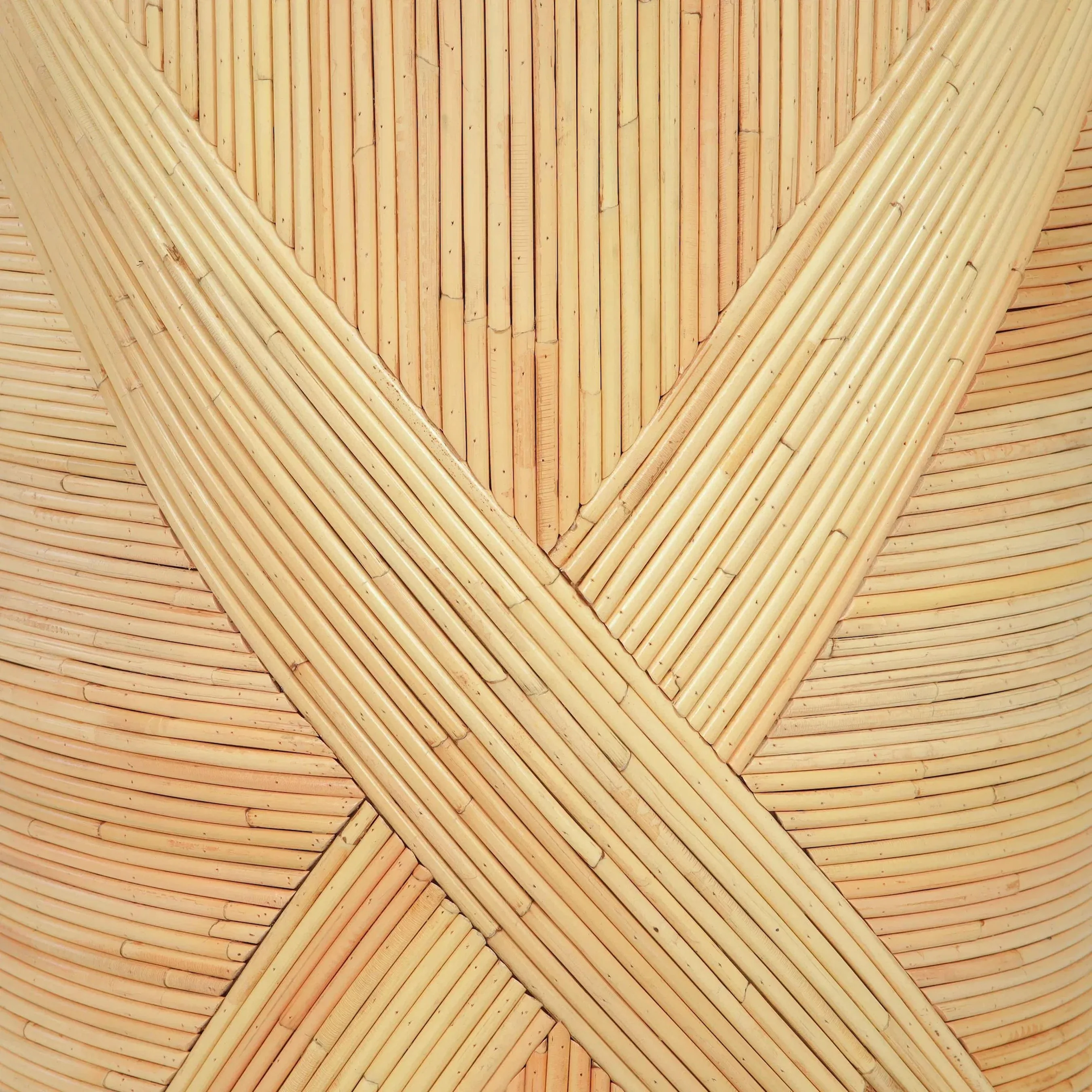 Matea Rattan Cross Side Table - Image 6