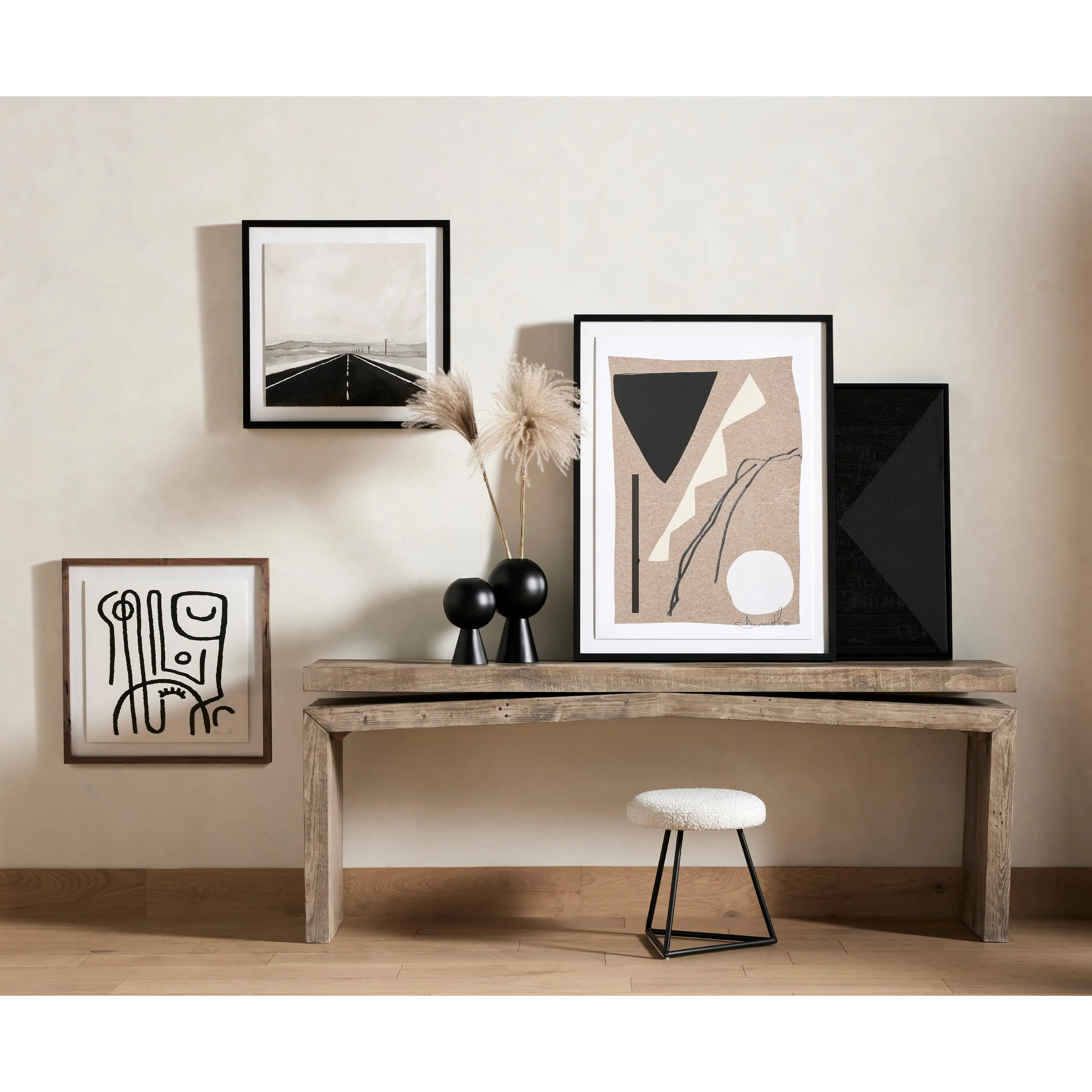 Matthes Reclaimed Pine Console Table - Image 30