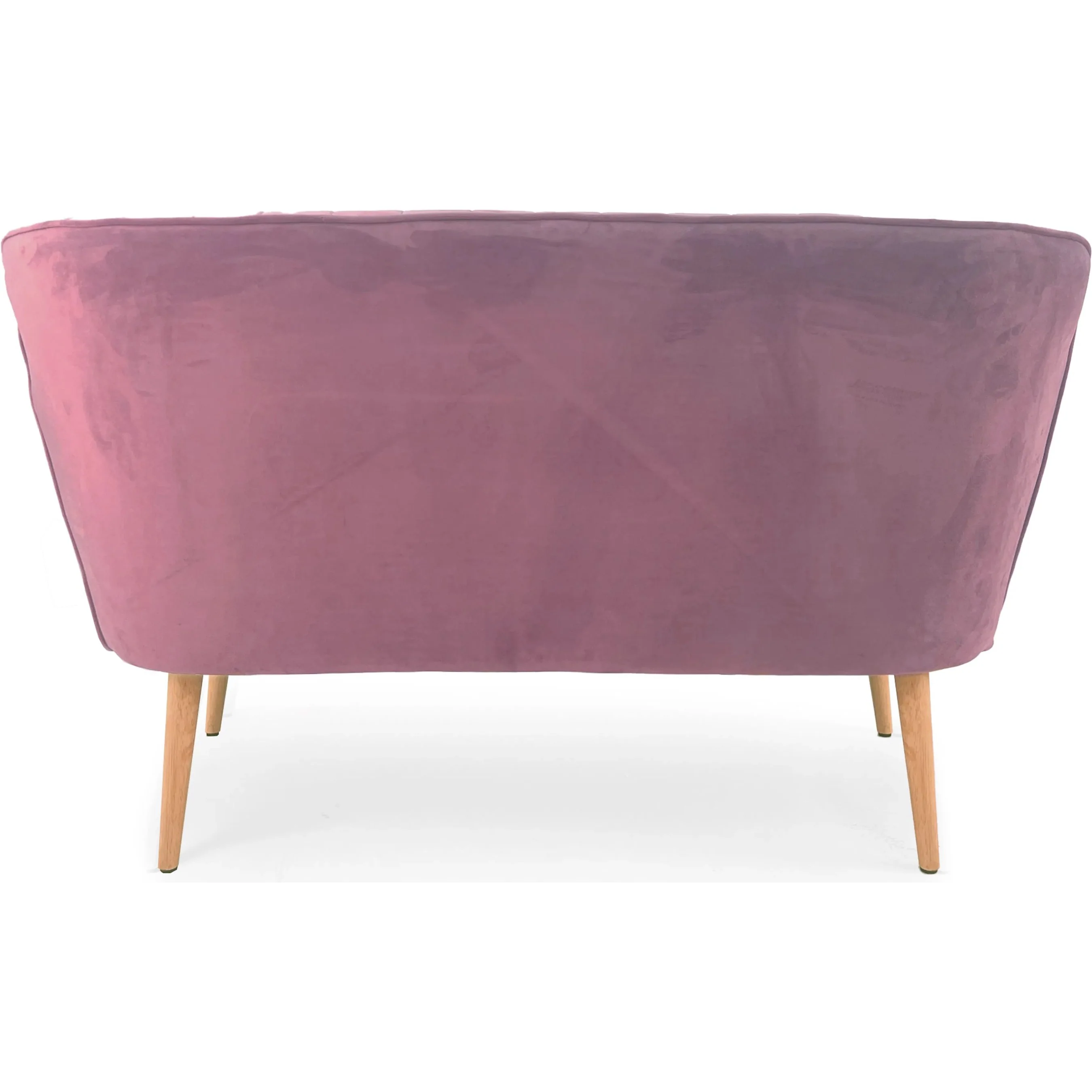 Mauve Rose Velvet Bench - Image 4