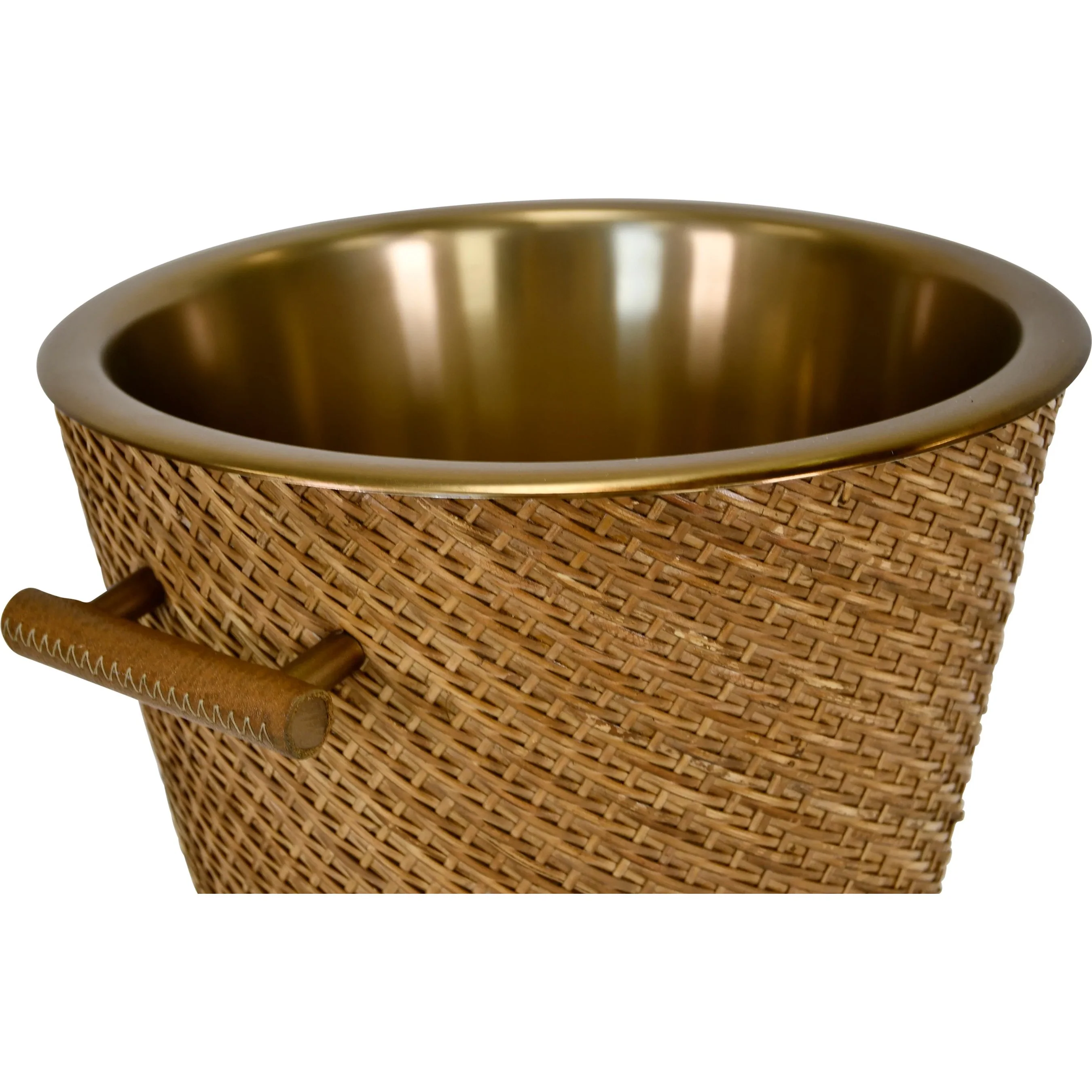 Max Woven Rattan Wine Cooler - Image 4