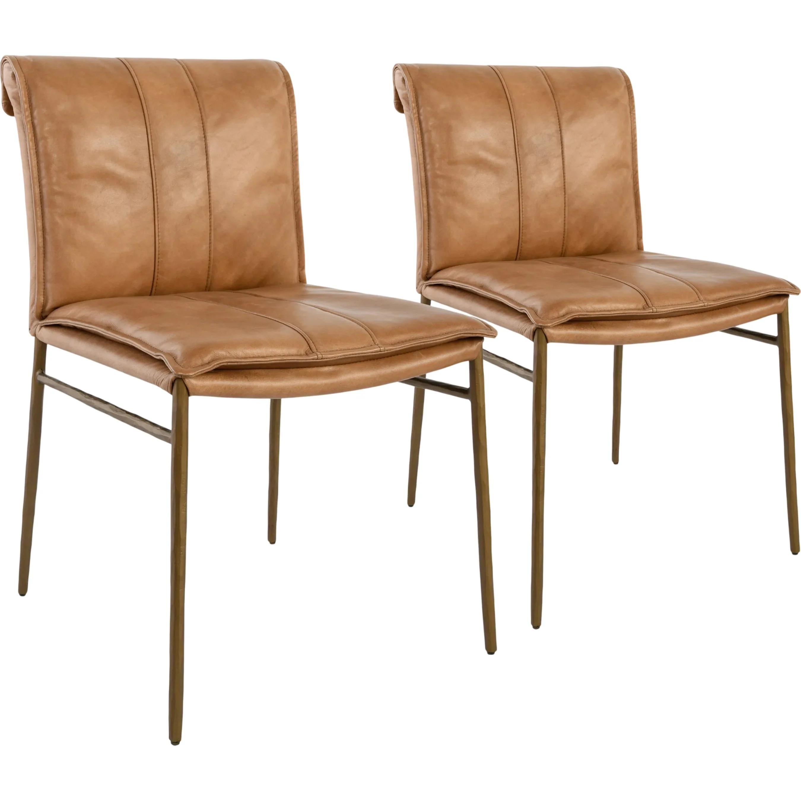 Mayer Genuine Leather Dining Chair (Set of 2) - Image 3