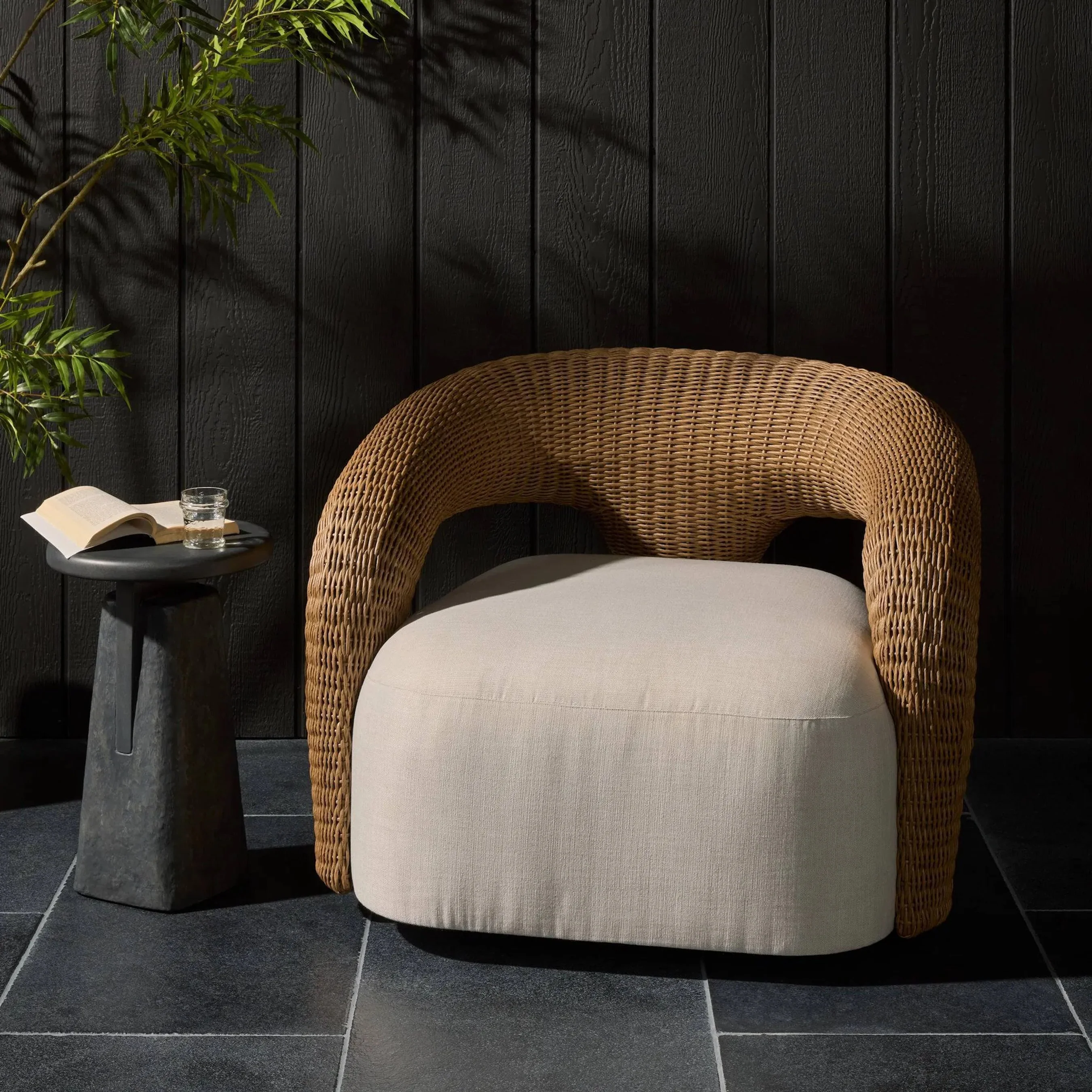 Mazie Outdoor Swivel Chair - Image 13