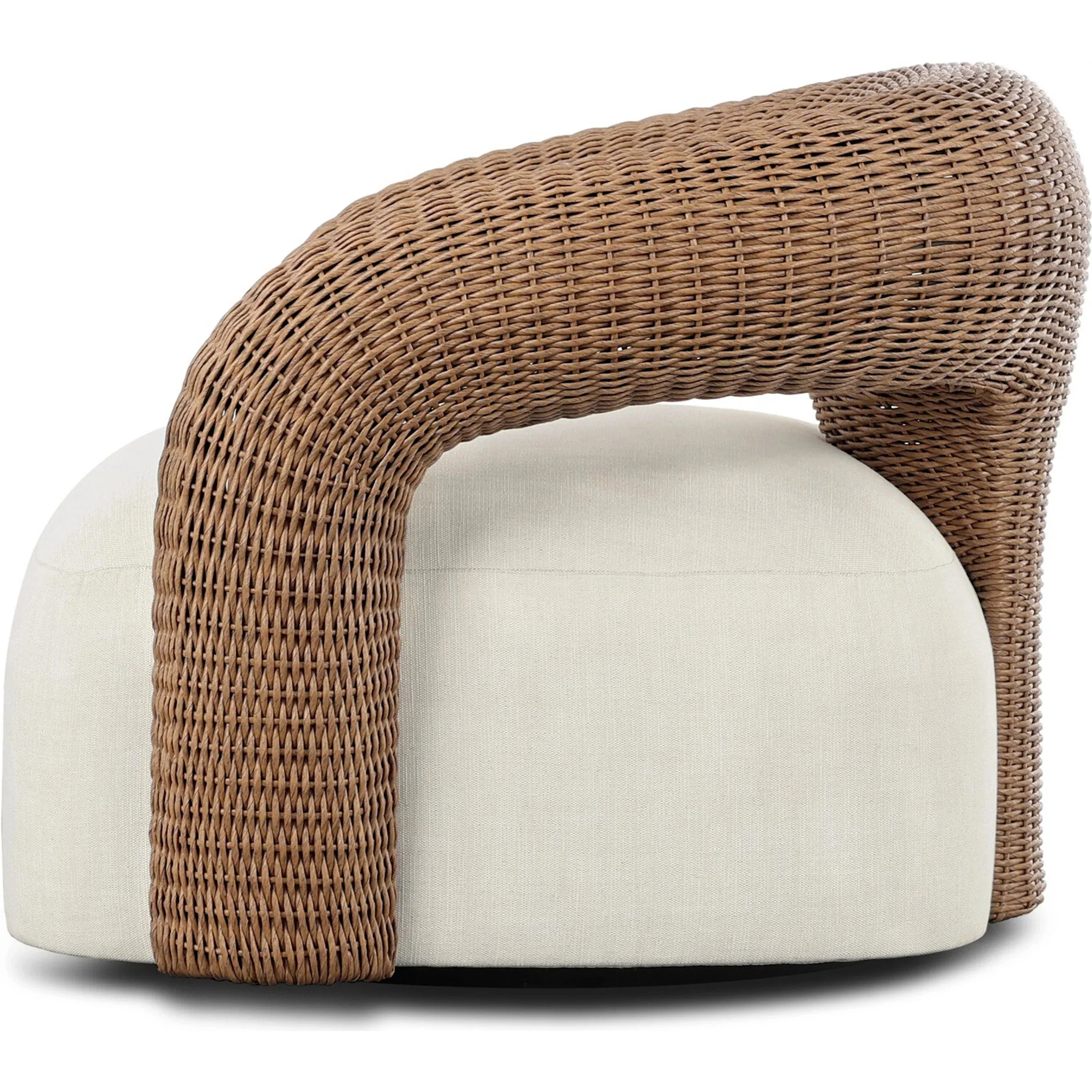 Mazie Outdoor Swivel Chair - Image 3