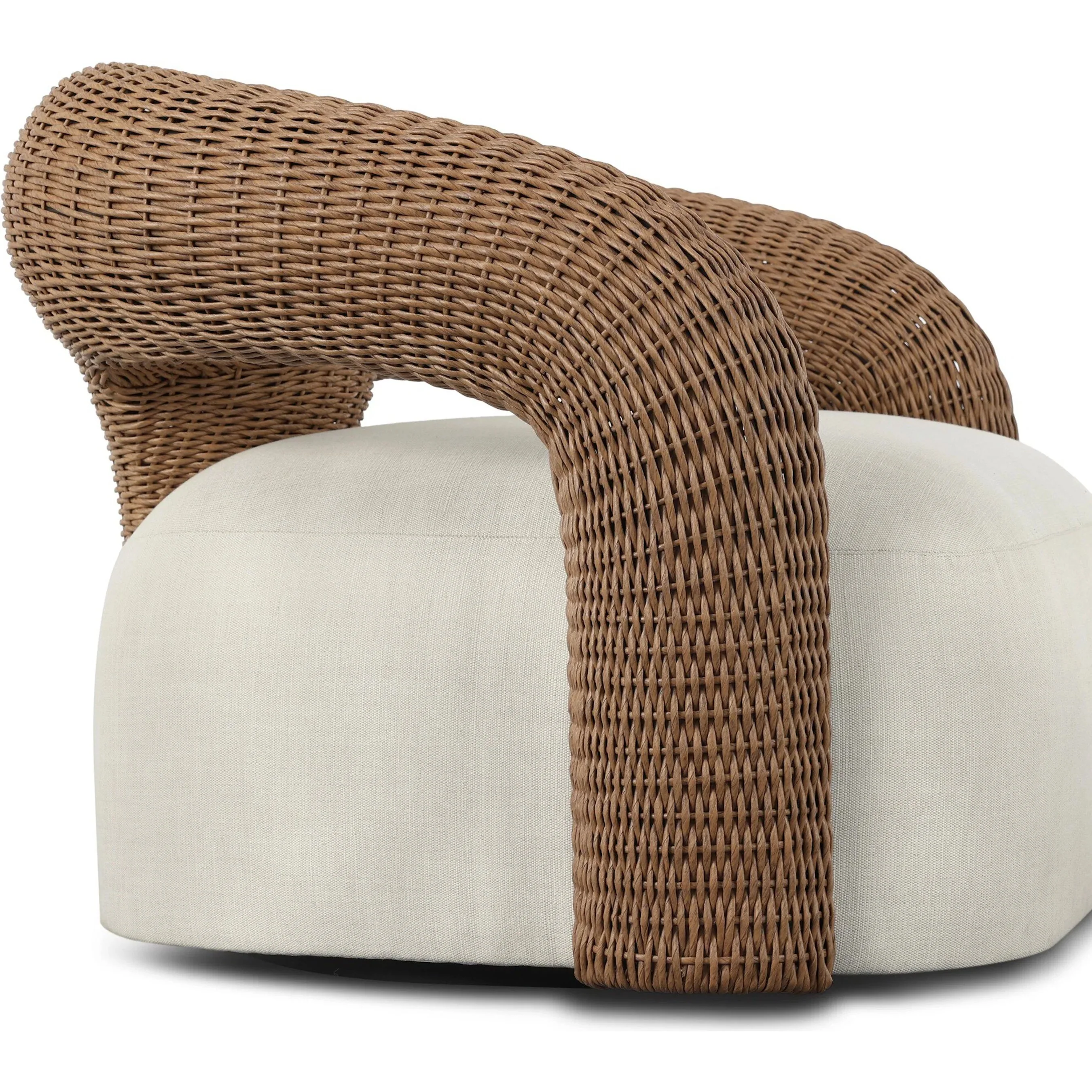 Mazie Outdoor Swivel Chair - Image 5