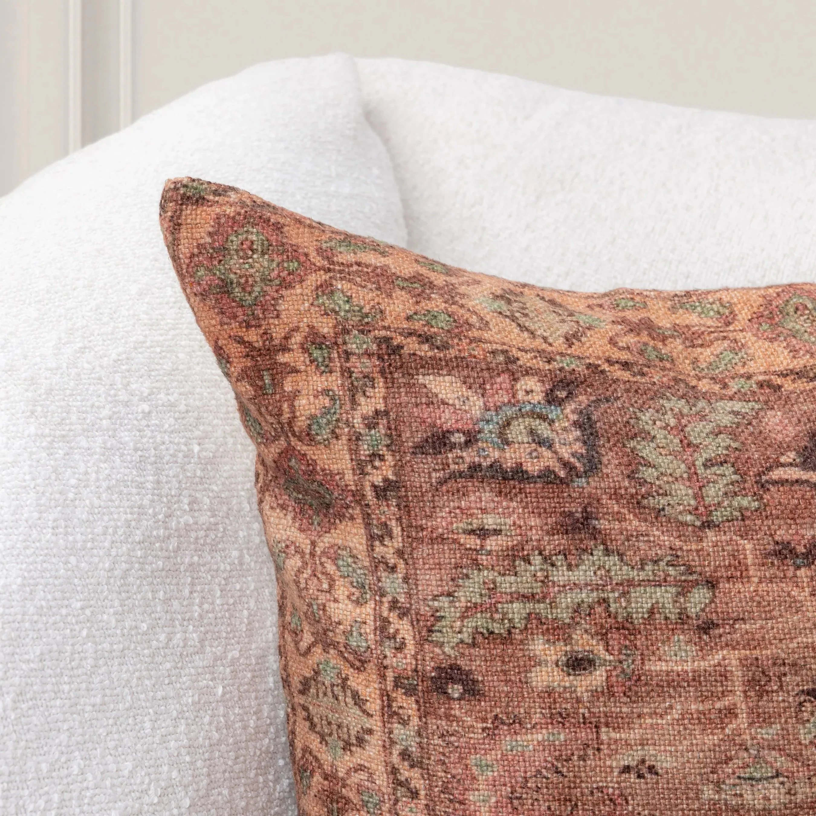 Medley Linen Blend Throw Pillow - Image 3