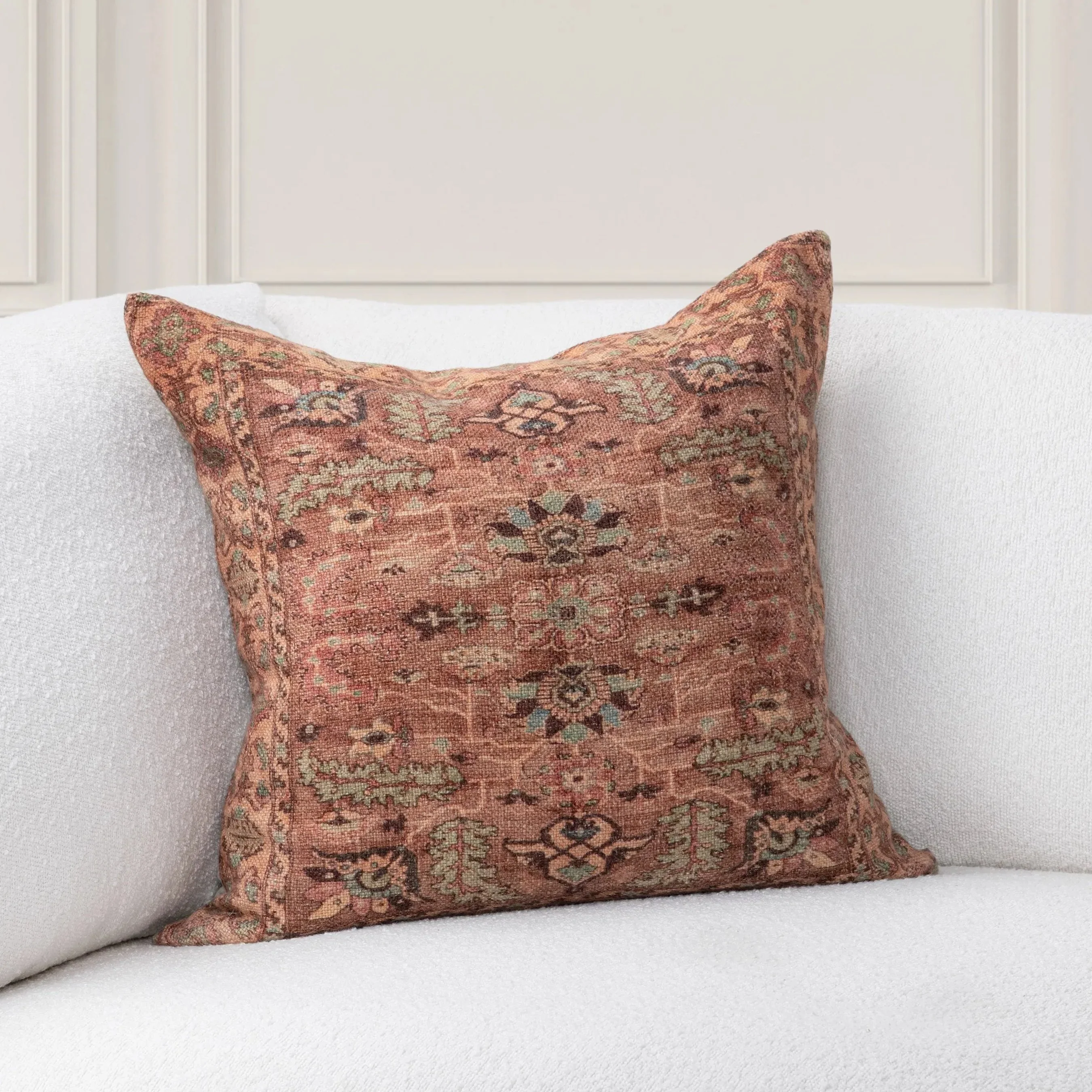 Medley Linen Blend Throw Pillow - Image 4