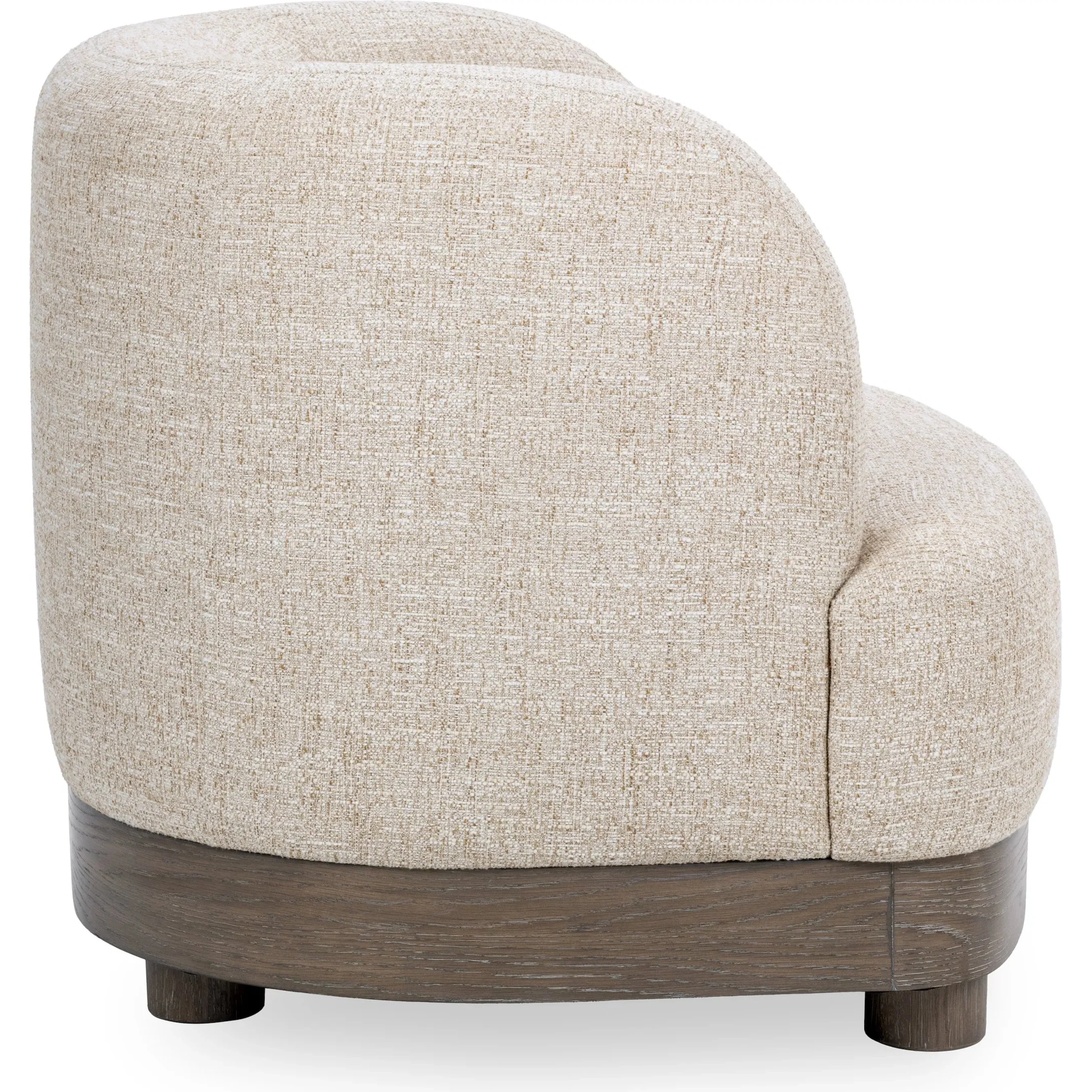 Meera Upholstered Fabric Accent Chair - Image 3