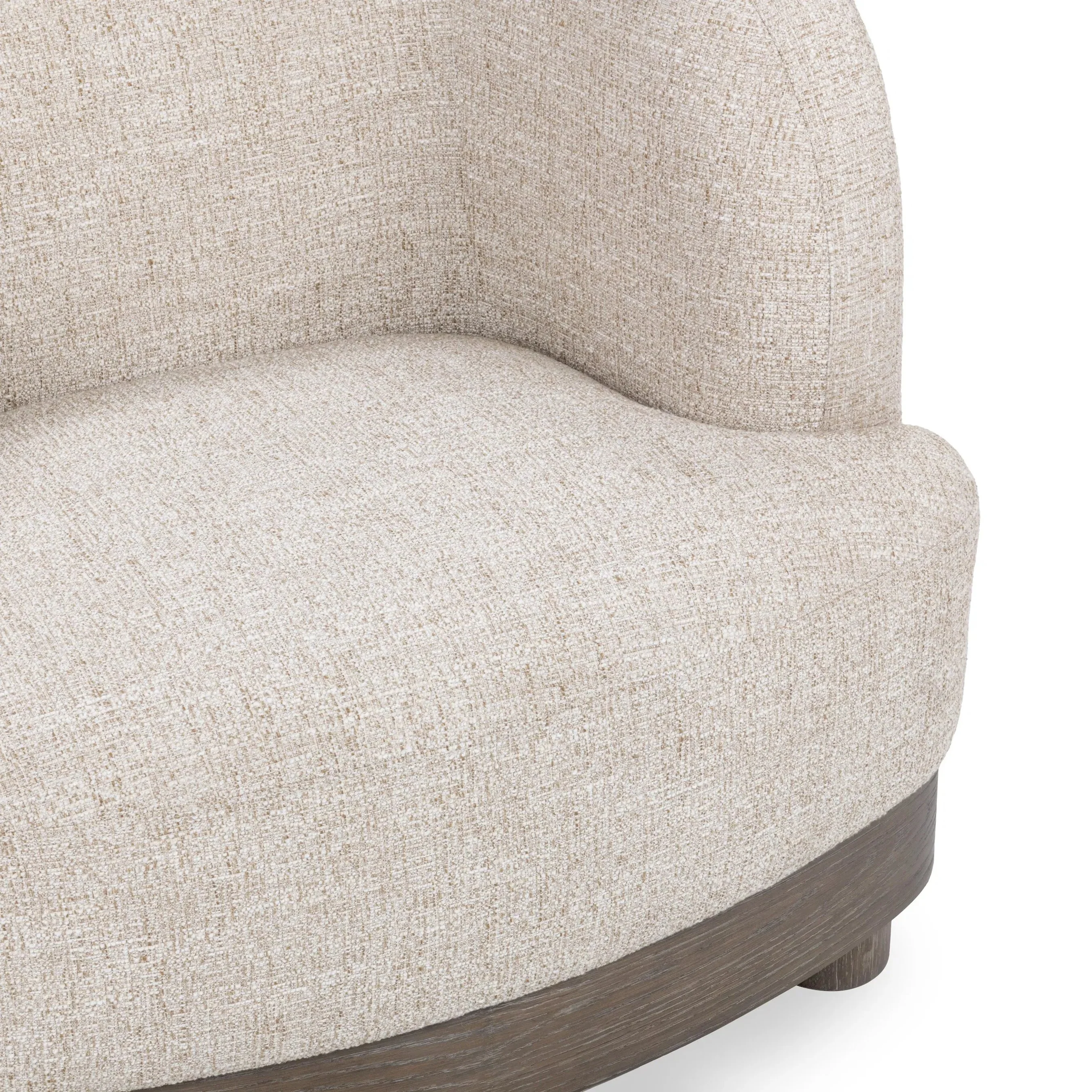 Meera Upholstered Fabric Accent Chair - Image 5