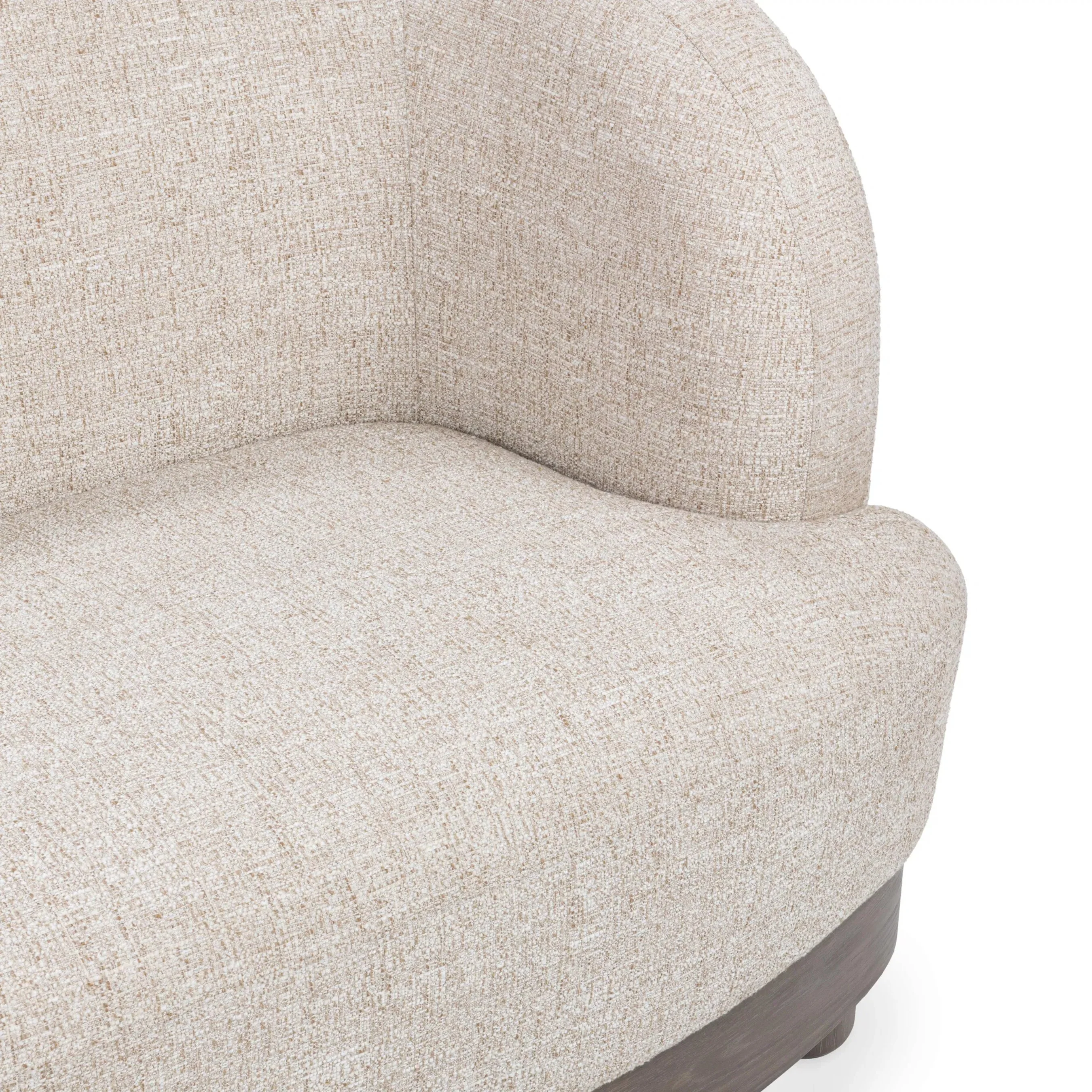 Meera Upholstered Fabric Sofa - Image 4