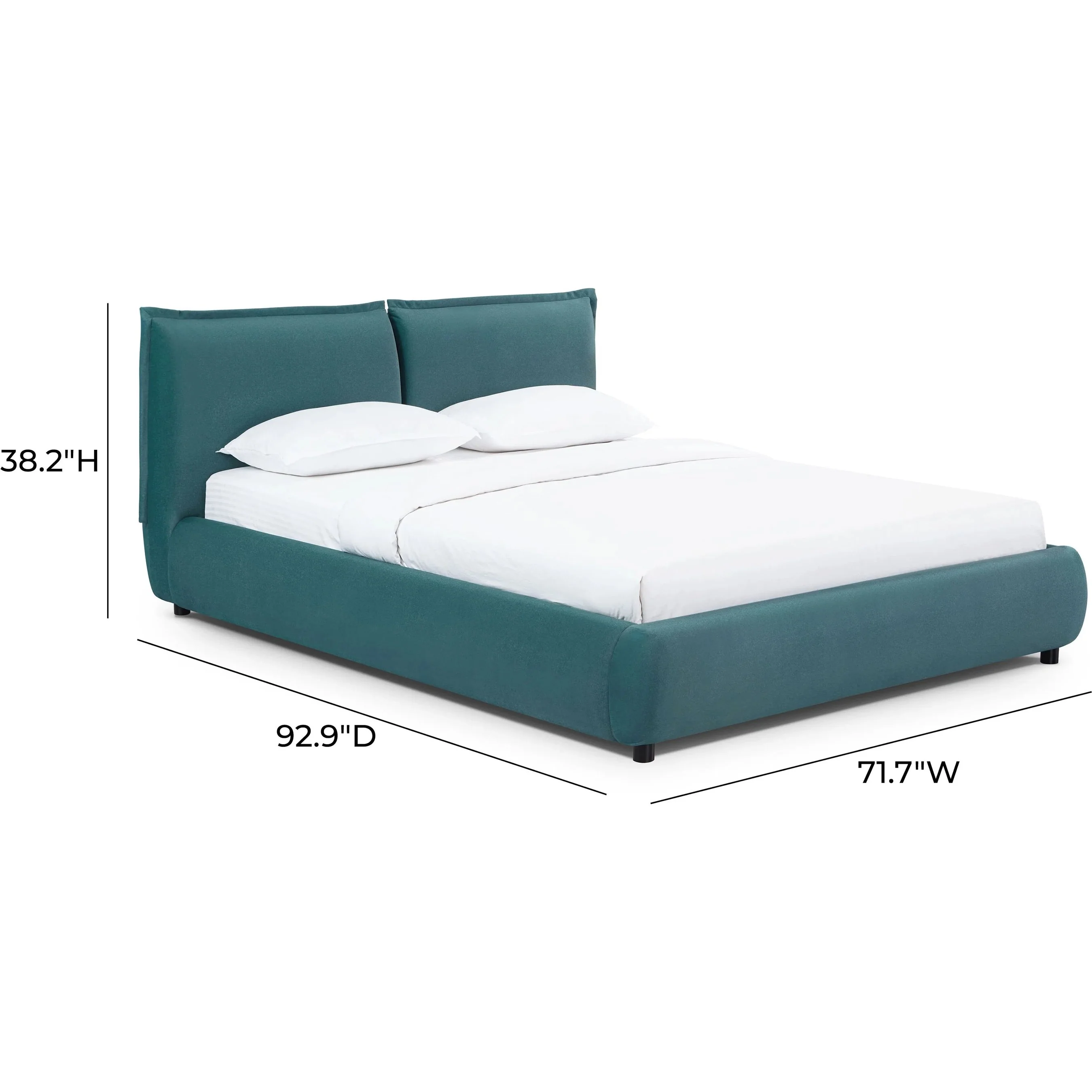 Mel Faux Mohair Bed - Image 18