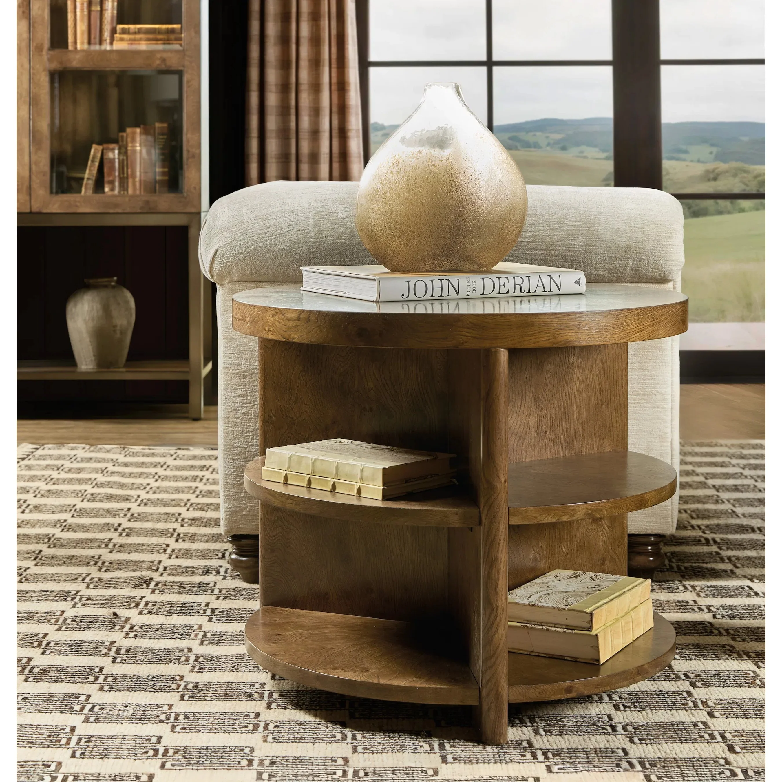 Melange Mulholland Round End Table - Image 5