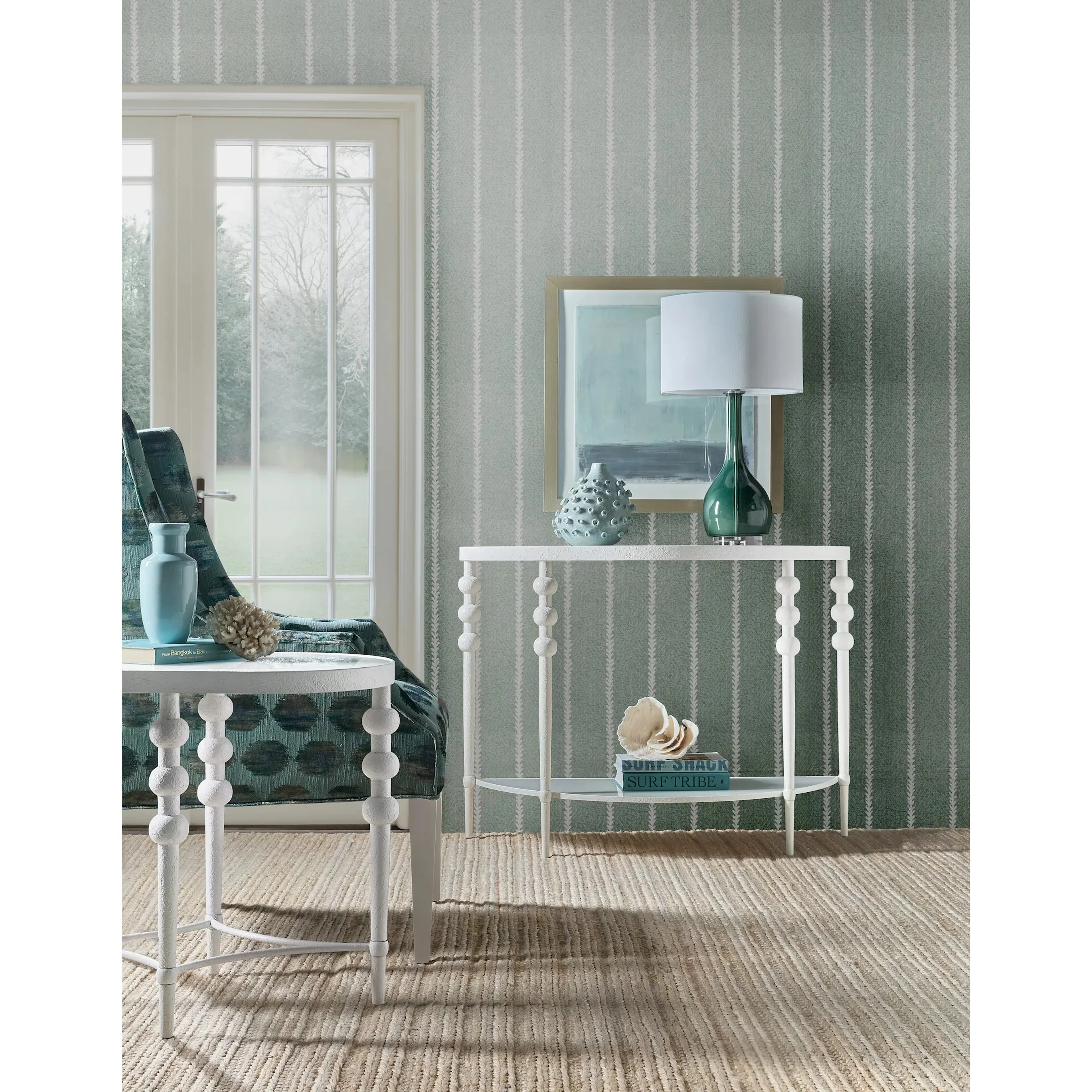 Melange On the Bright Side Demilune Console - Image 3