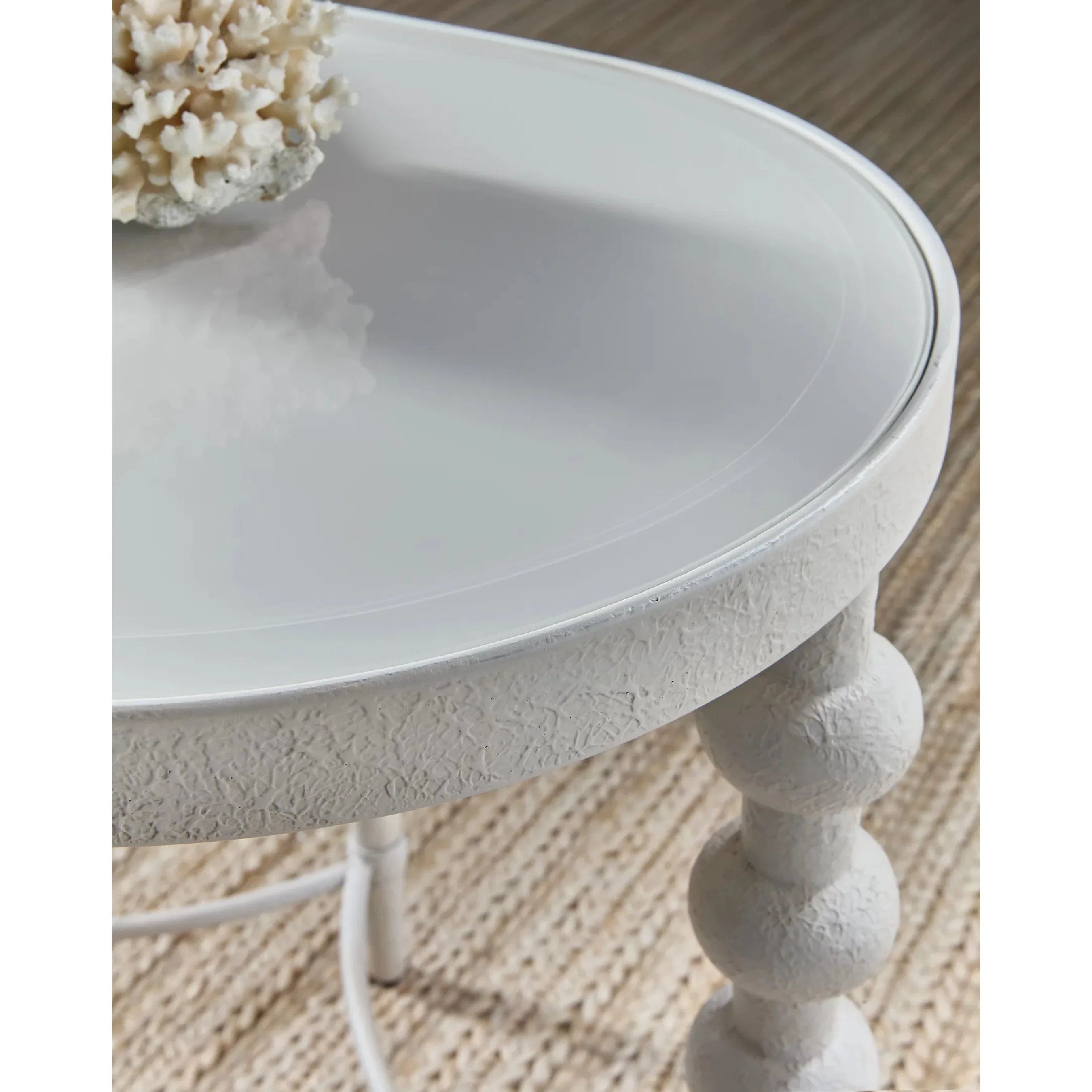 Melange On the Bright Side Oval End Table - Image 3