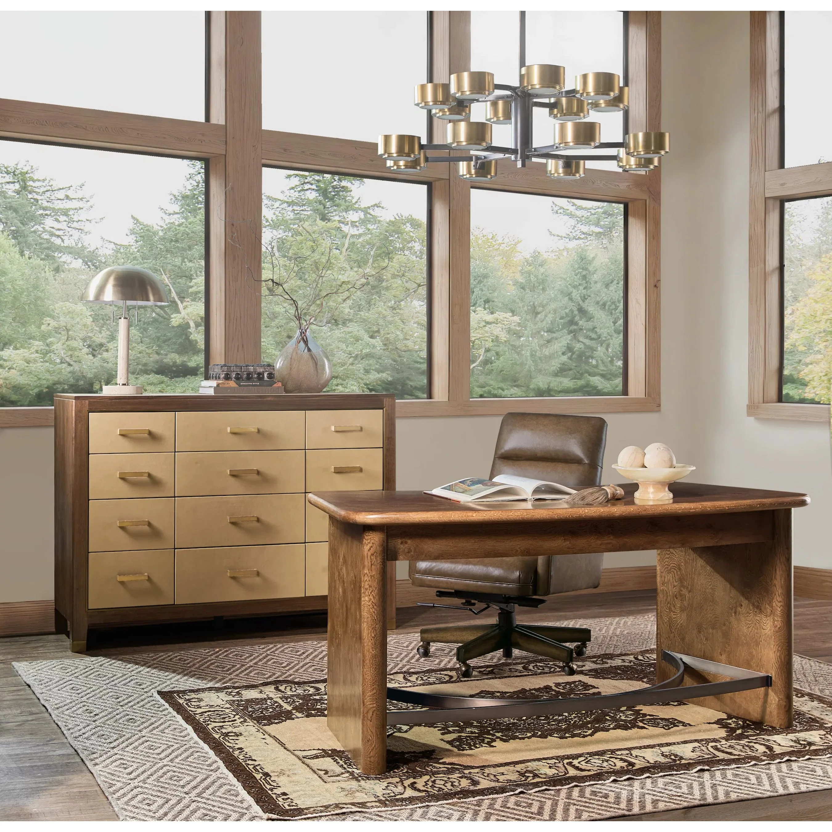 Melange Romano Writing Desk - Image 10