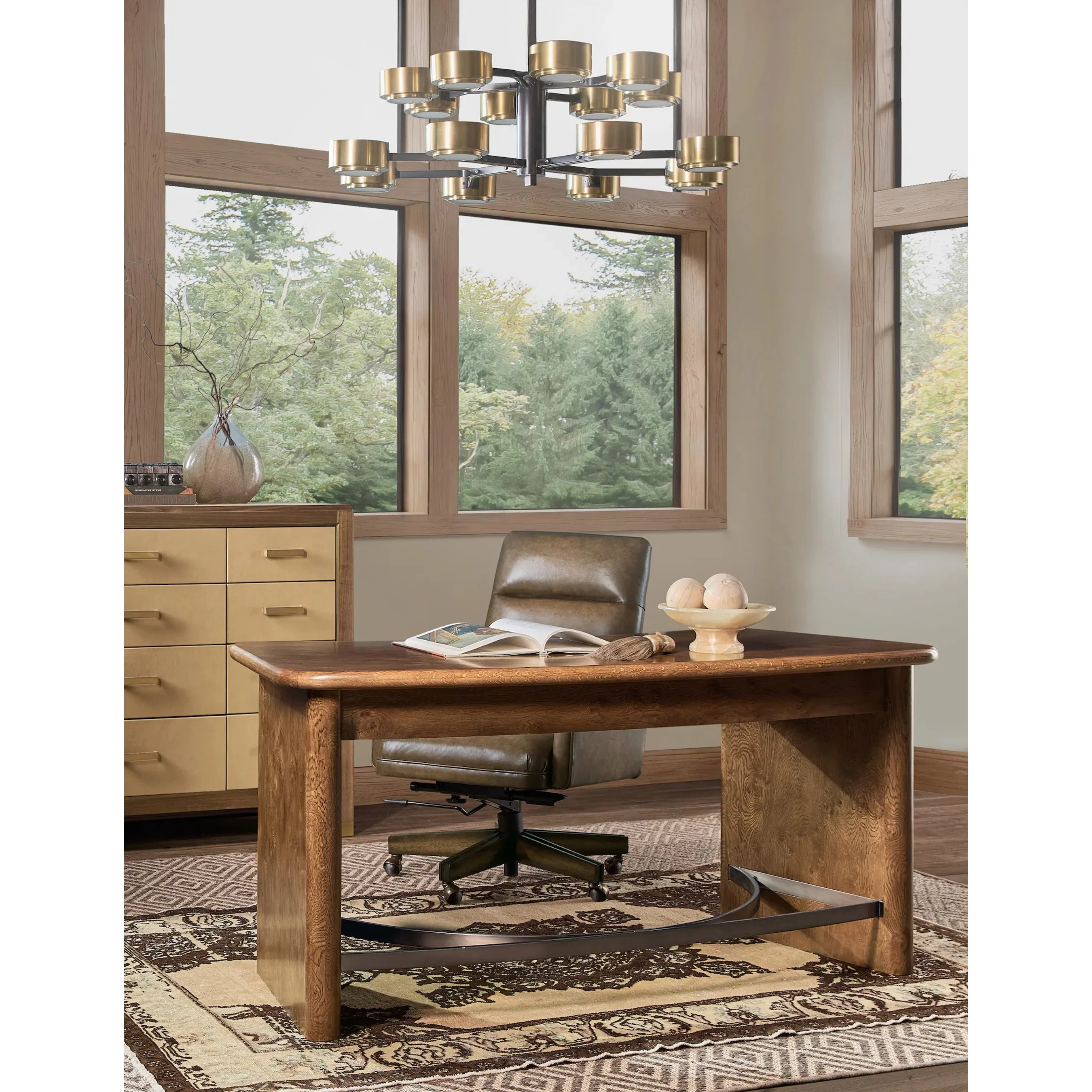 Melange Romano Writing Desk - Image 11