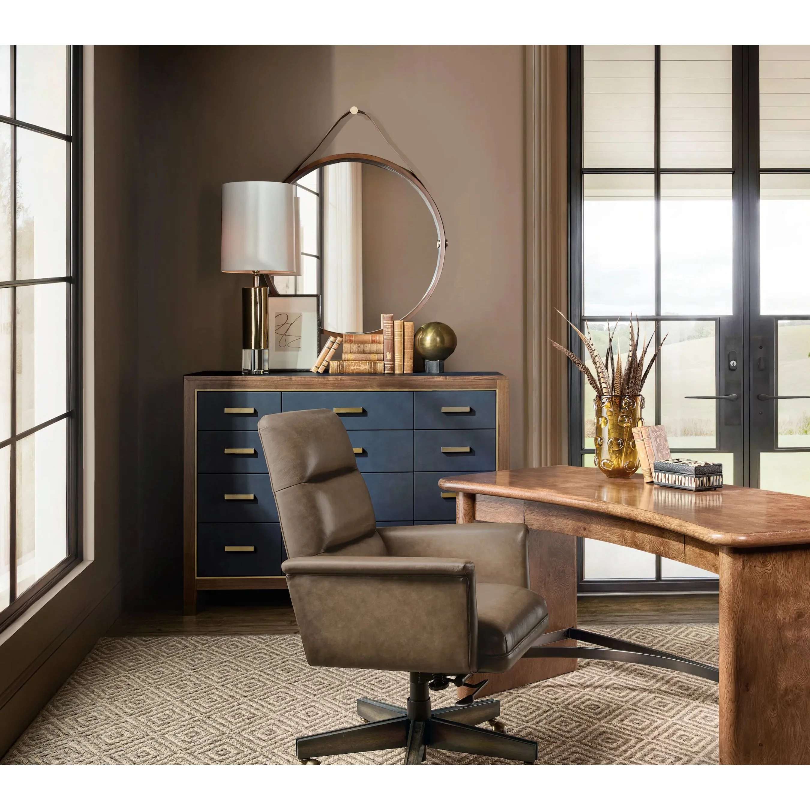 Melange Romano Writing Desk - Image 12