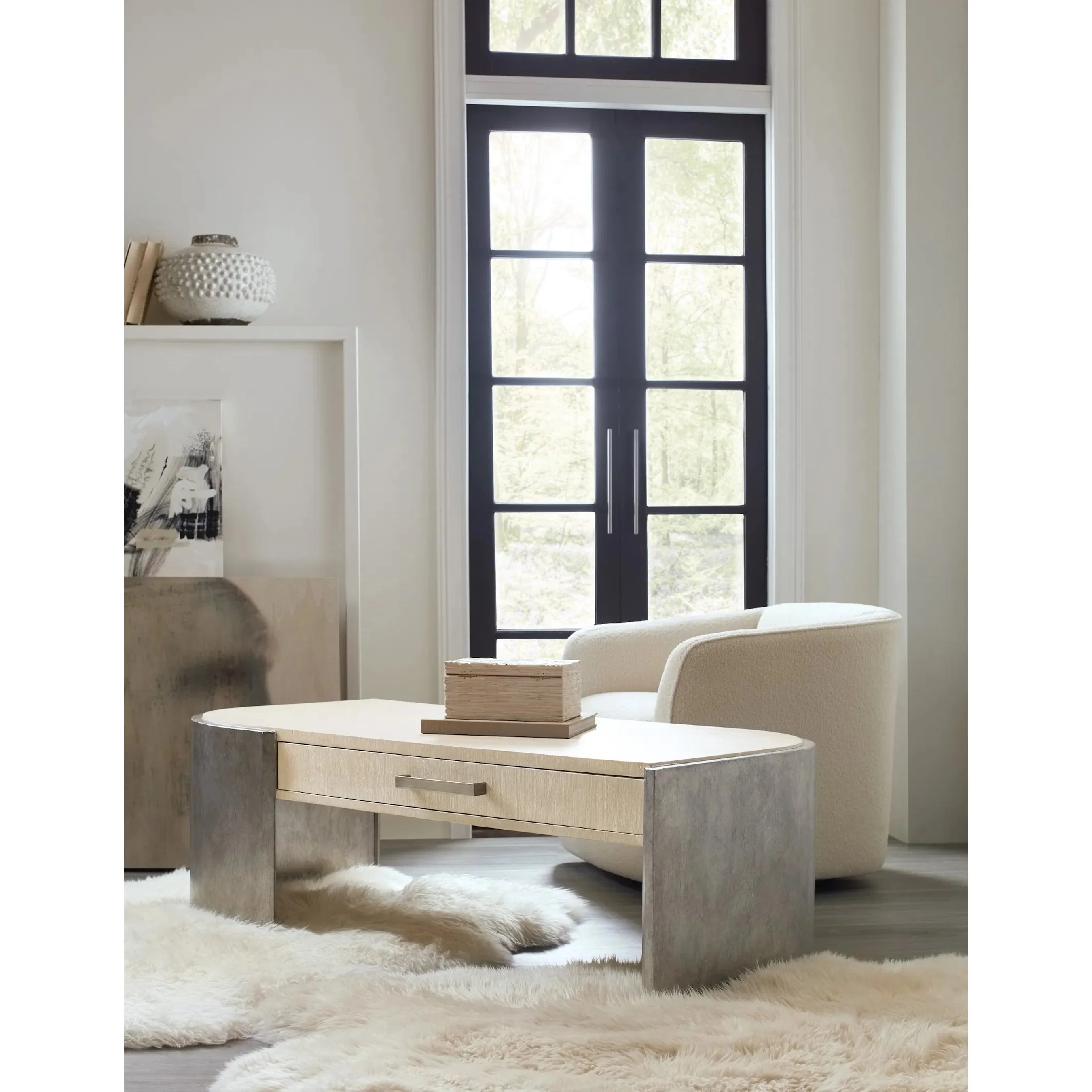 Melange Silverfrost Cocktail Table - Image 3