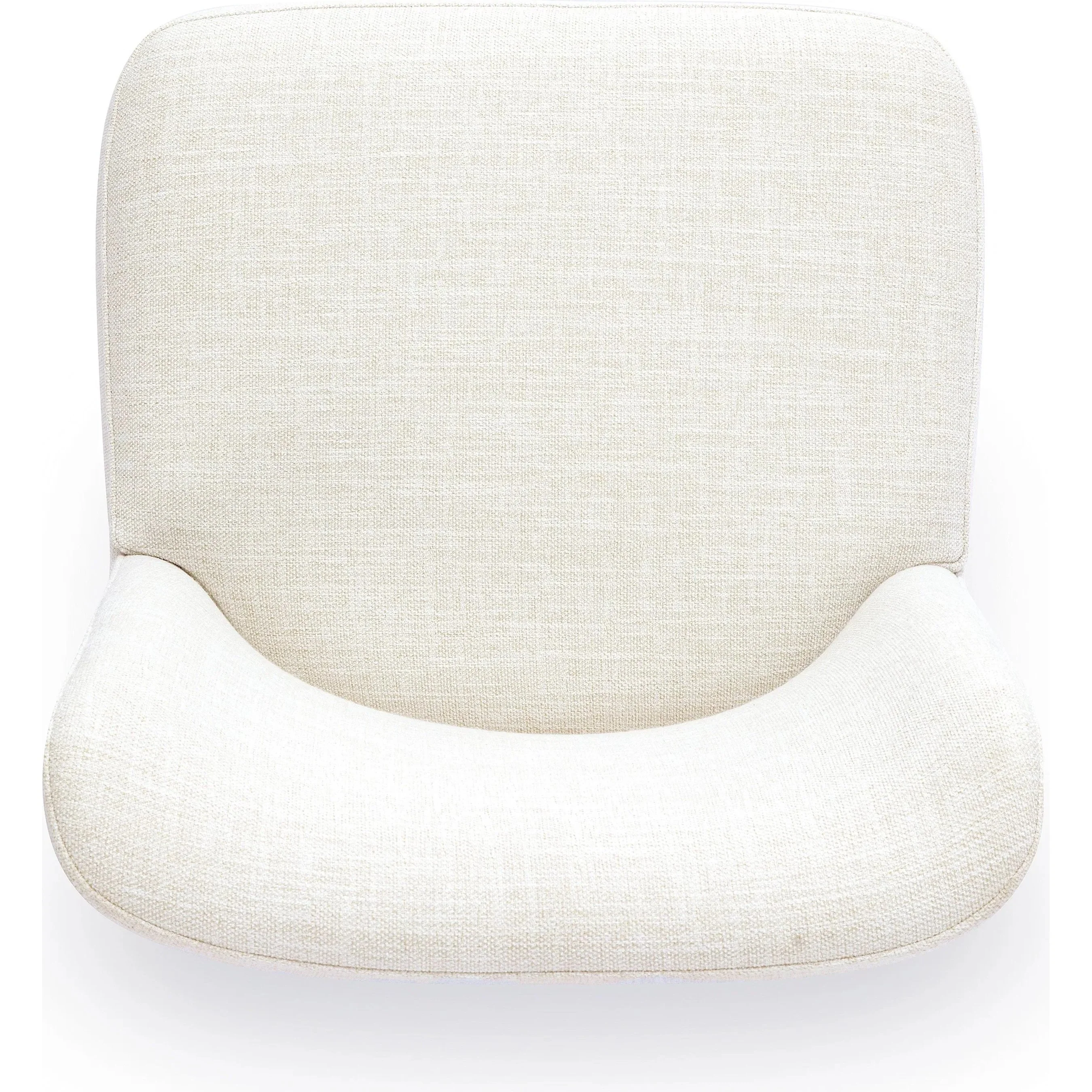 Melissa Performance Fabric Rolling Dining Chair - Image 4