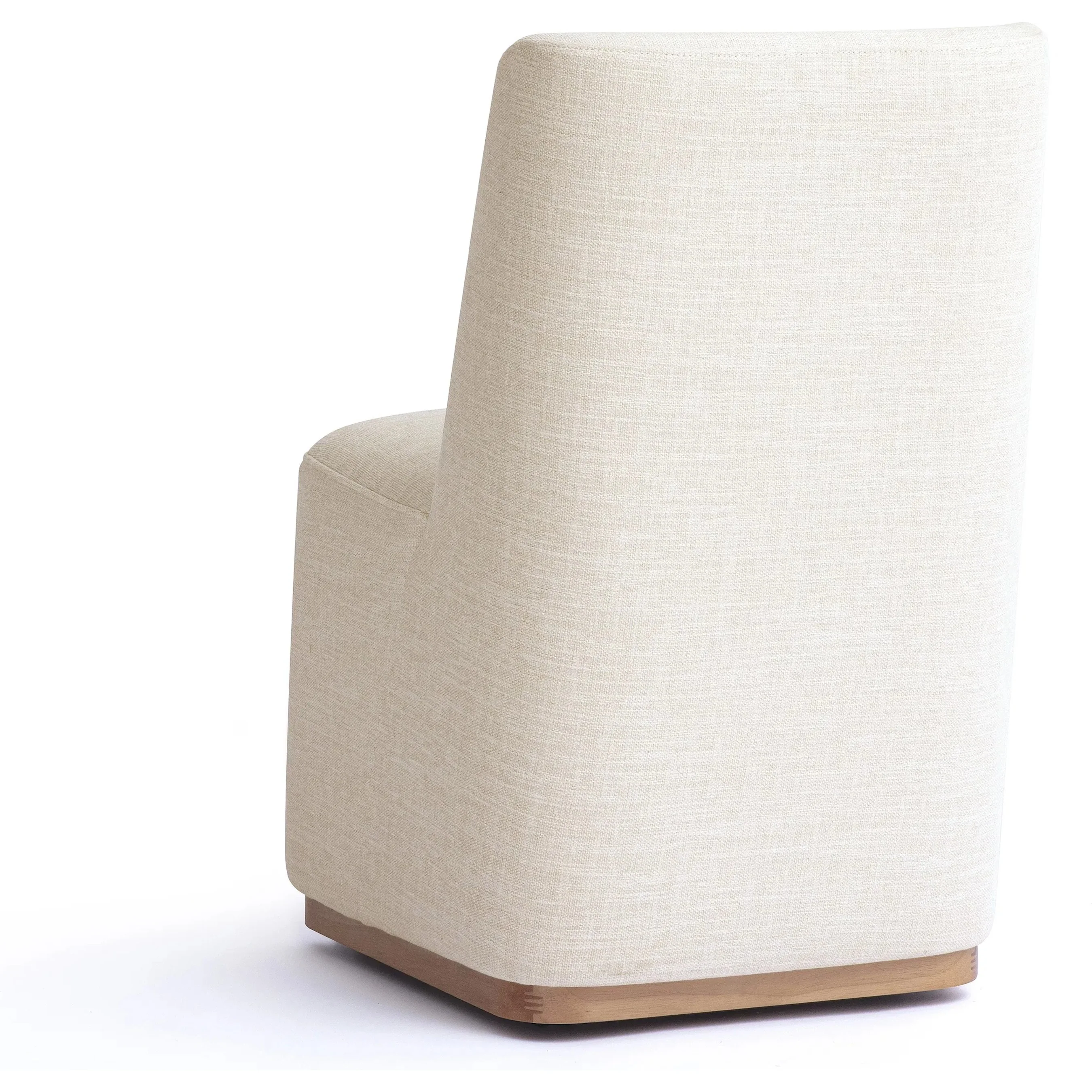 Melissa Performance Fabric Rolling Dining Chair - Image 7