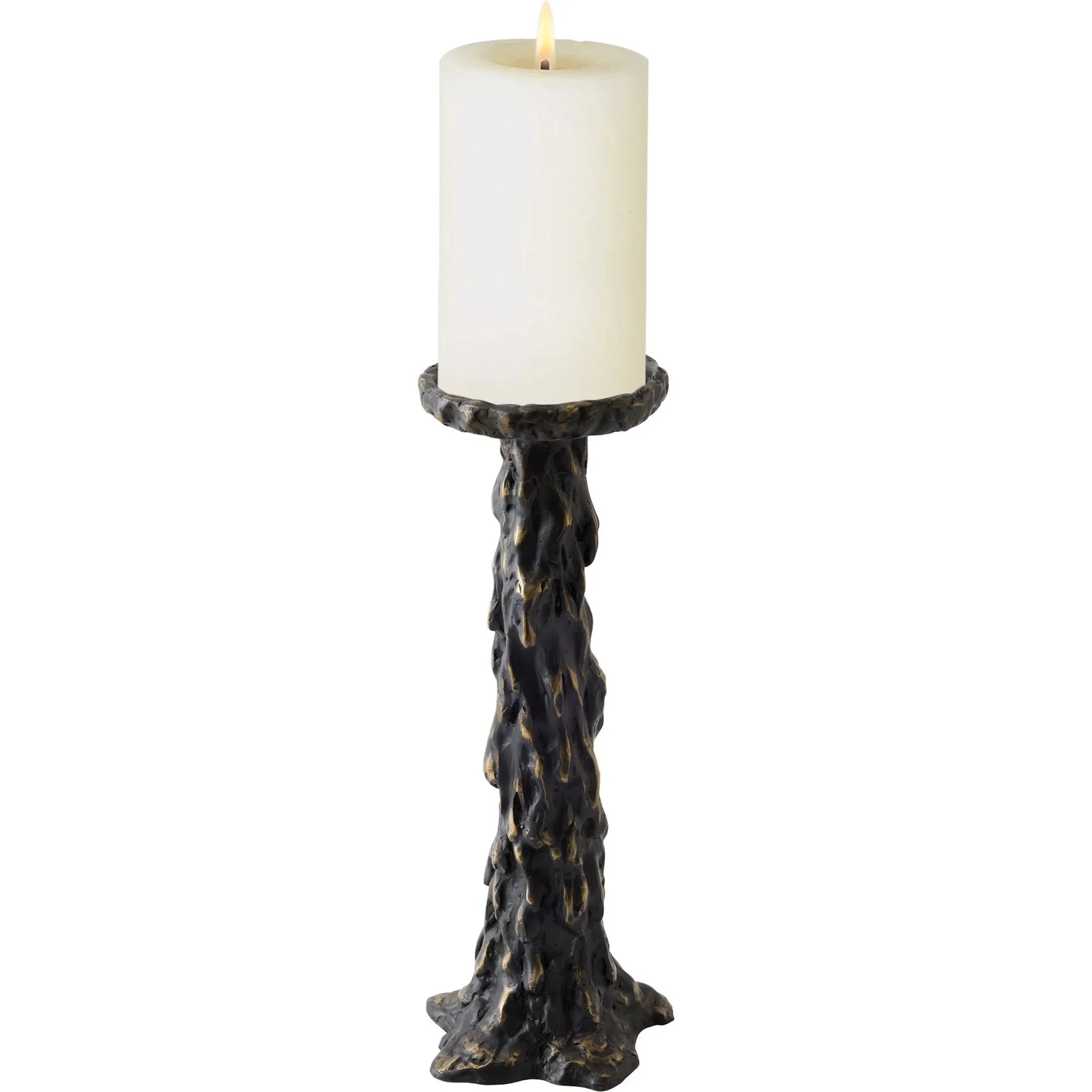 Melting Pillar Candle Holder