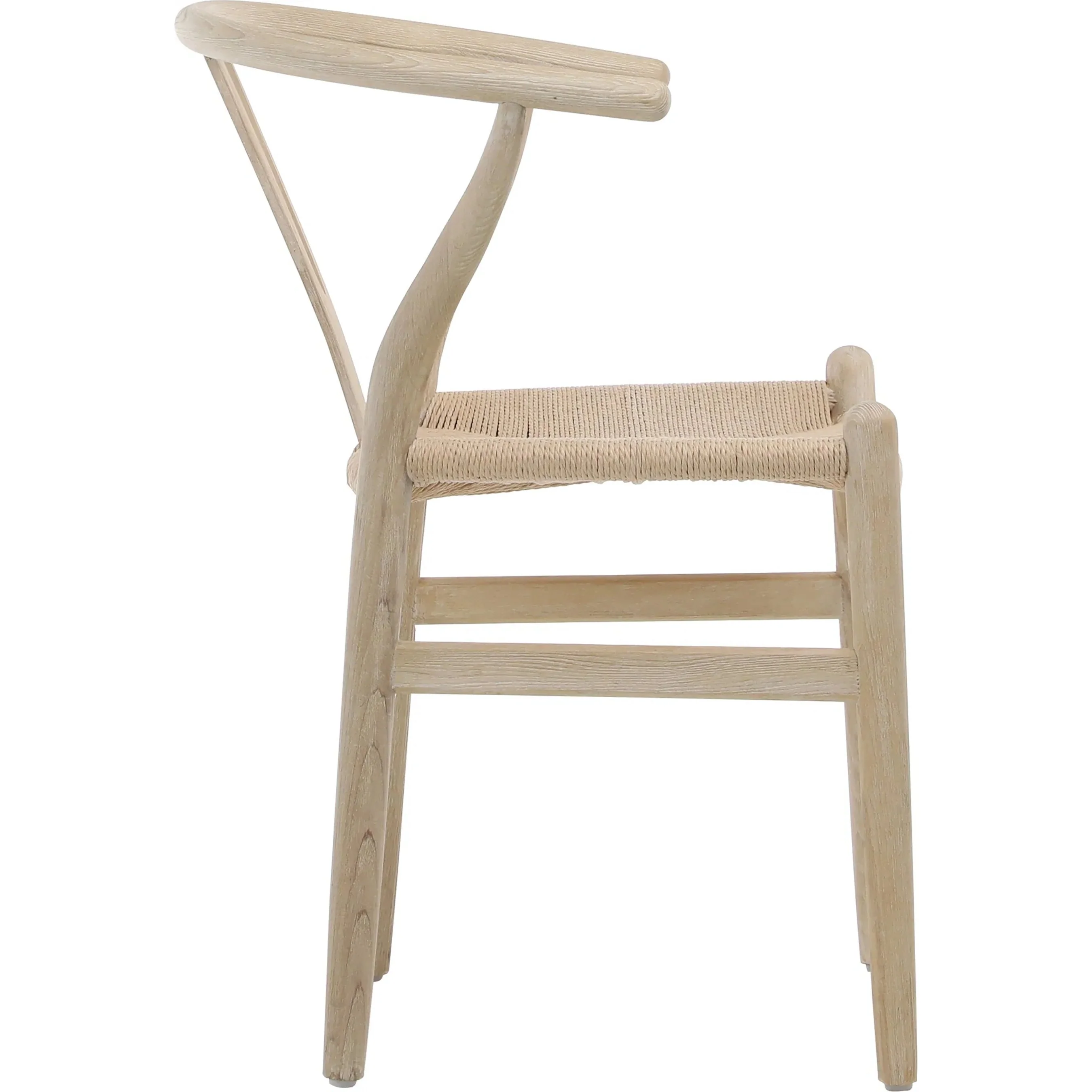 Melvina Back Natural Oak Chair with Woven Seat - Image 3