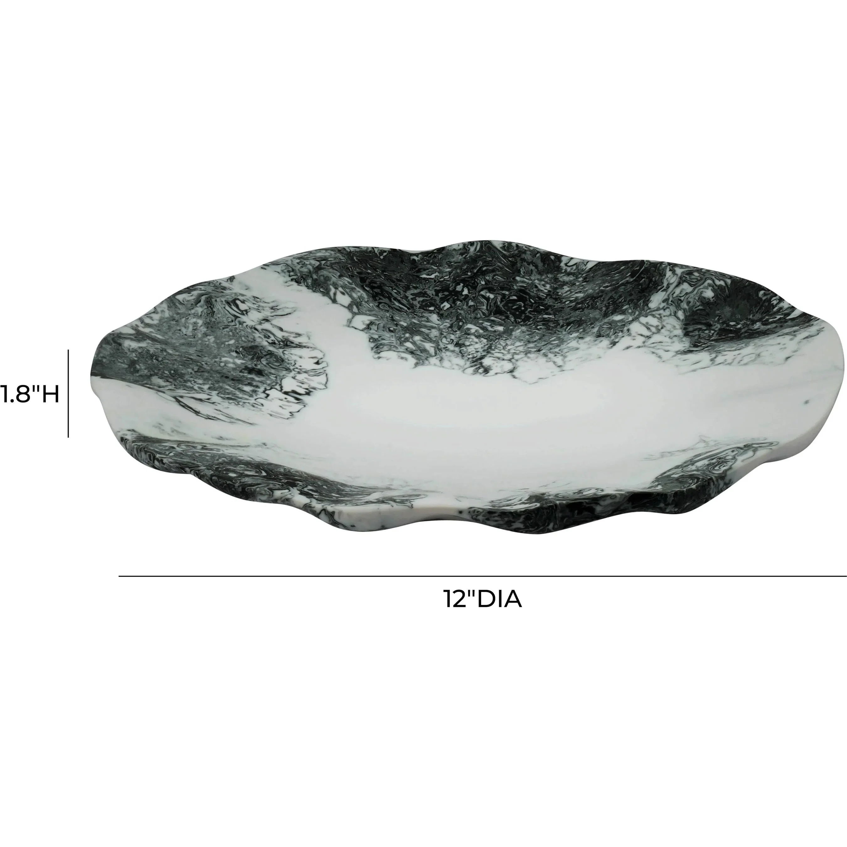 Mera Resin Petal Tray - Image 3