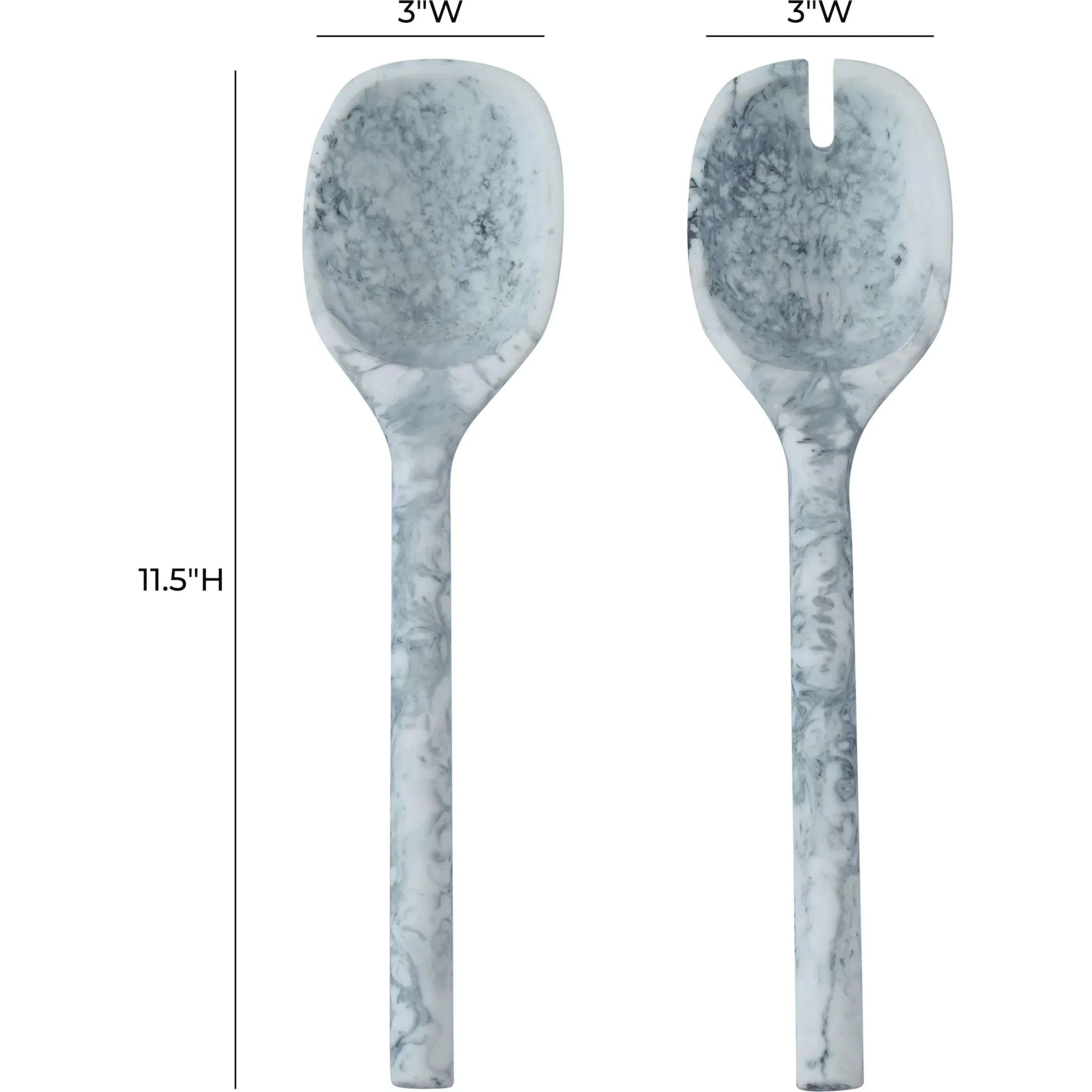 Mera Resin Serving Spoons (Set of 2) - Image 3