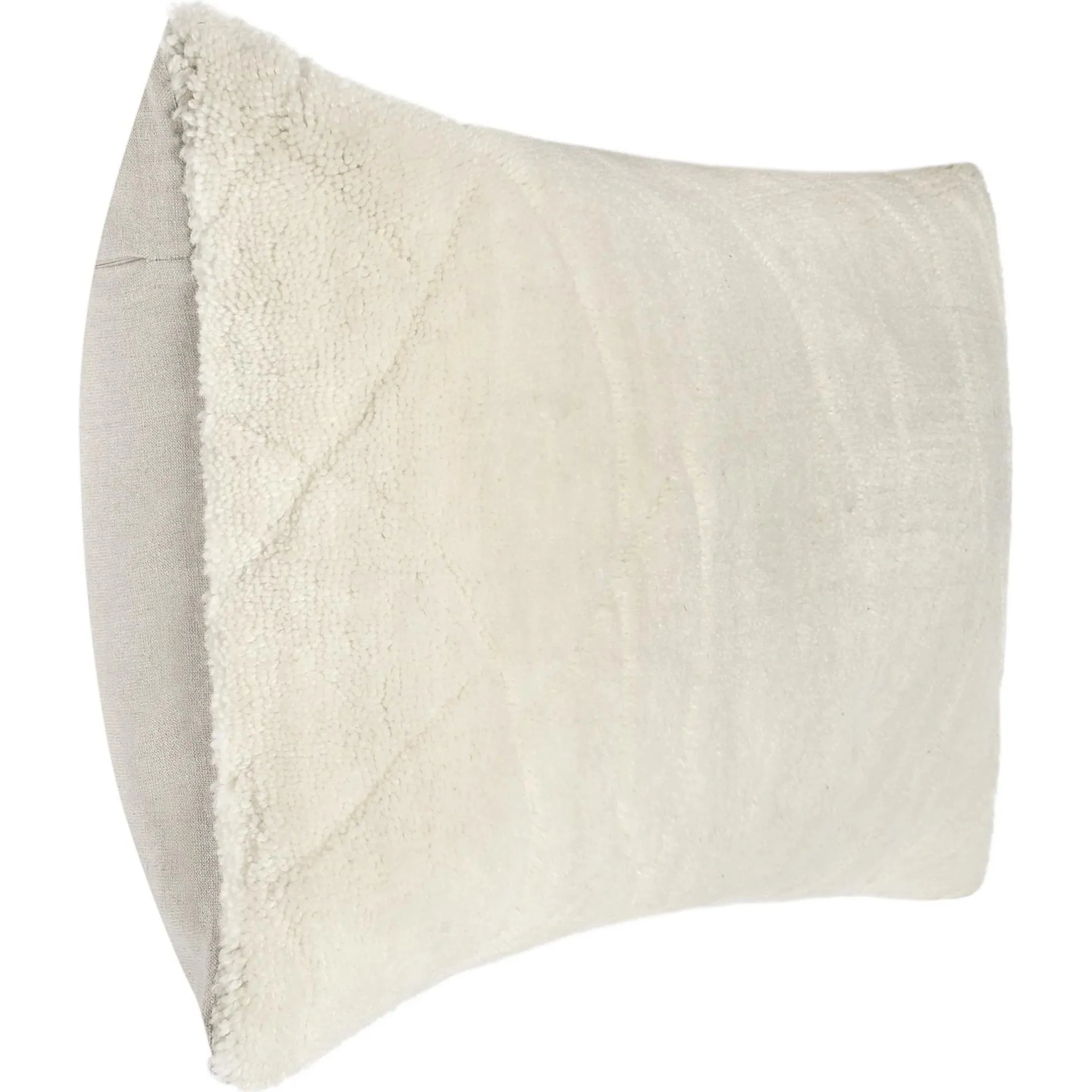 Mercer Wool Blend Fabric Throw Pillow - Image 2