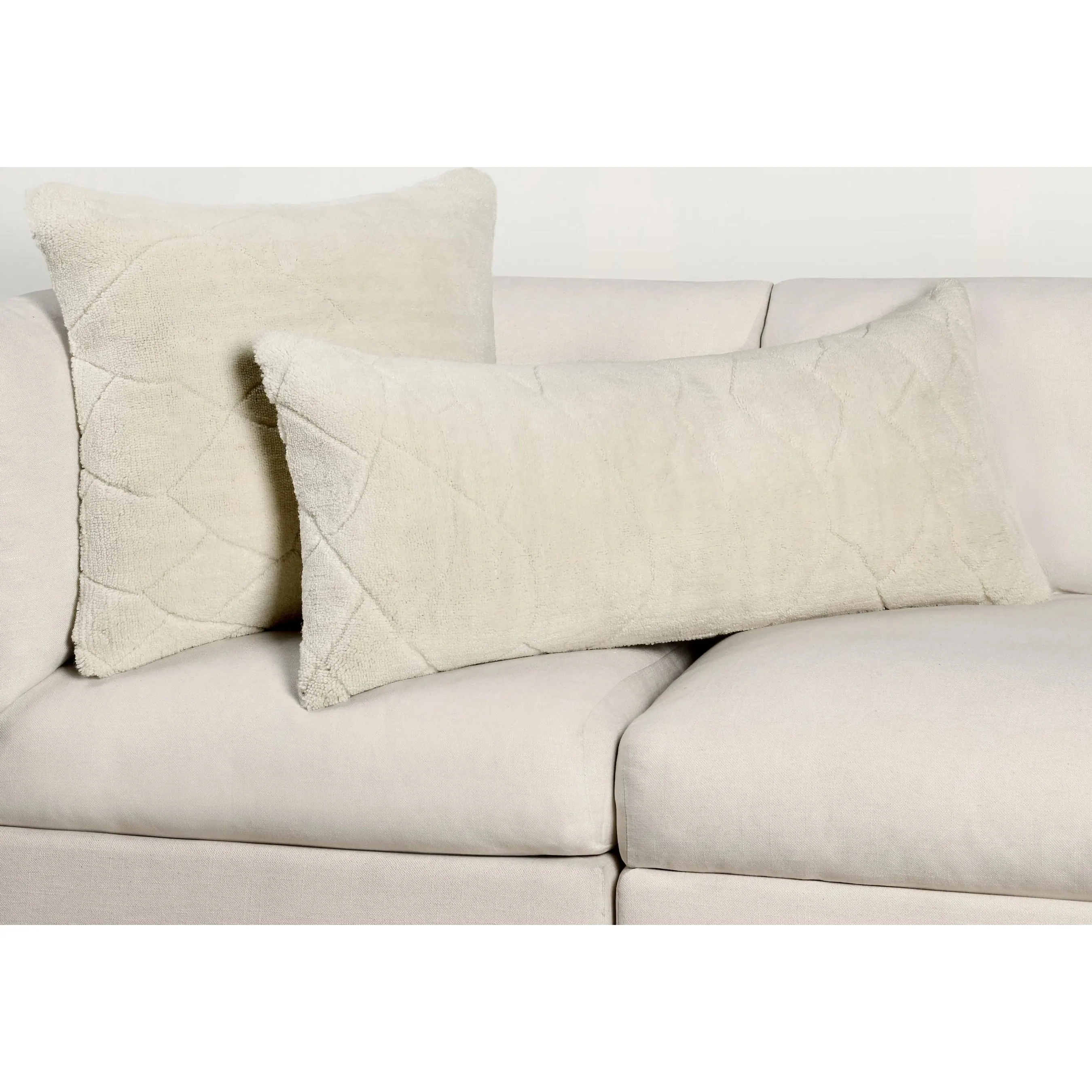 Mercer Wool Blend Fabric Throw Pillow - Image 7
