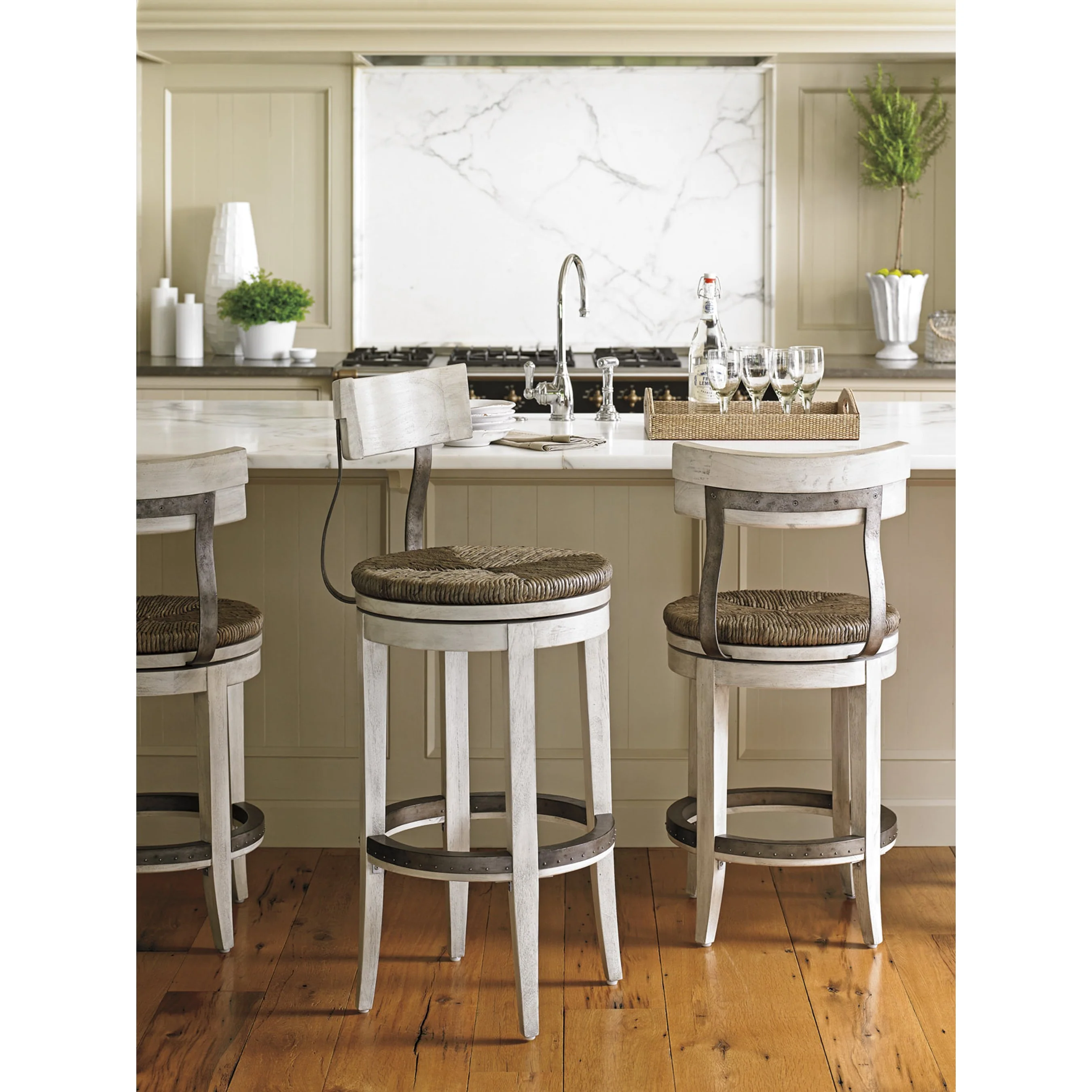 Merrick Swivel Bar Stool - Image 4